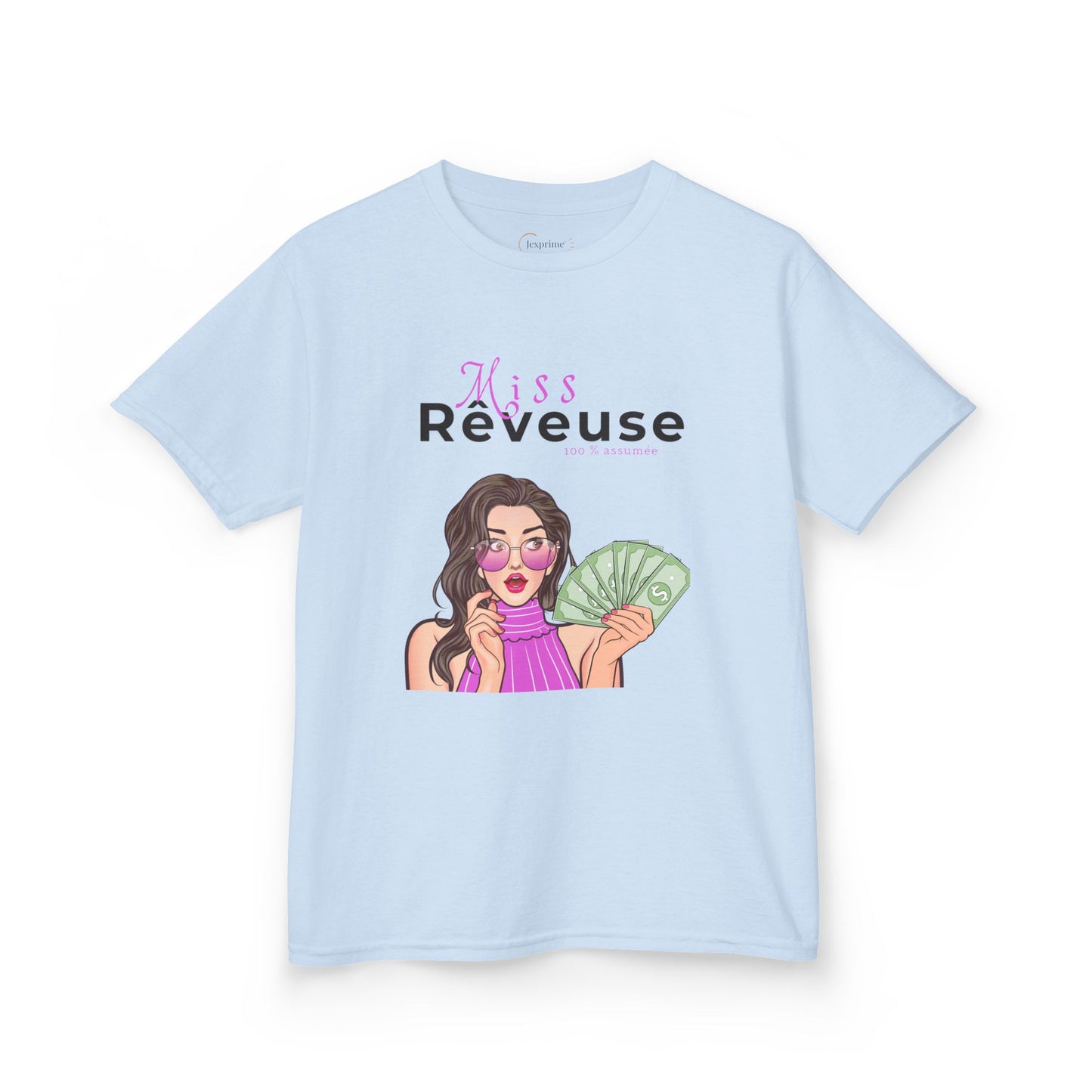 Teeshirt fille - Miss Rêveuse 100 % assumée