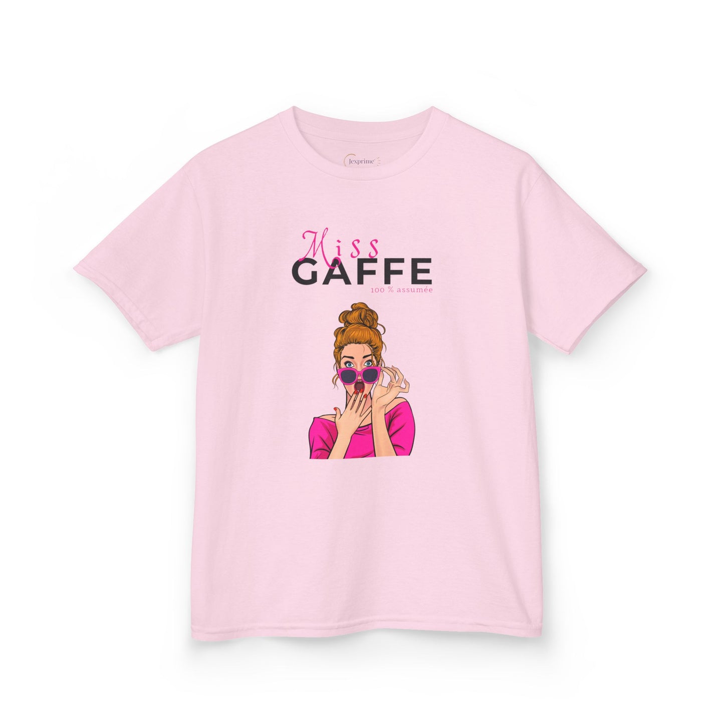 Teeshirt Fille JEXPRIME - Miss GAFFE 100 % assumée