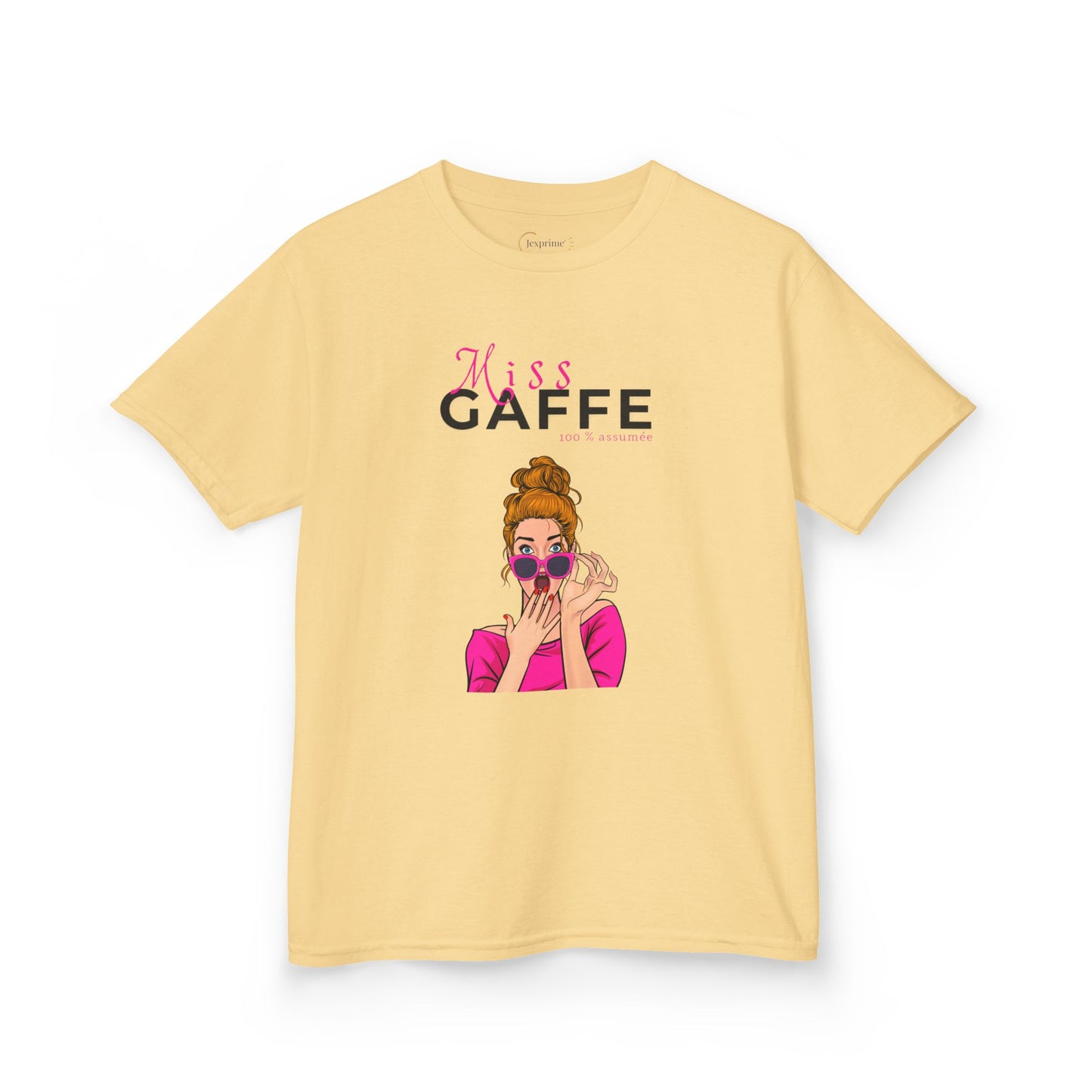 Teeshirt Fille JEXPRIME - Miss GAFFE 100 % assumée