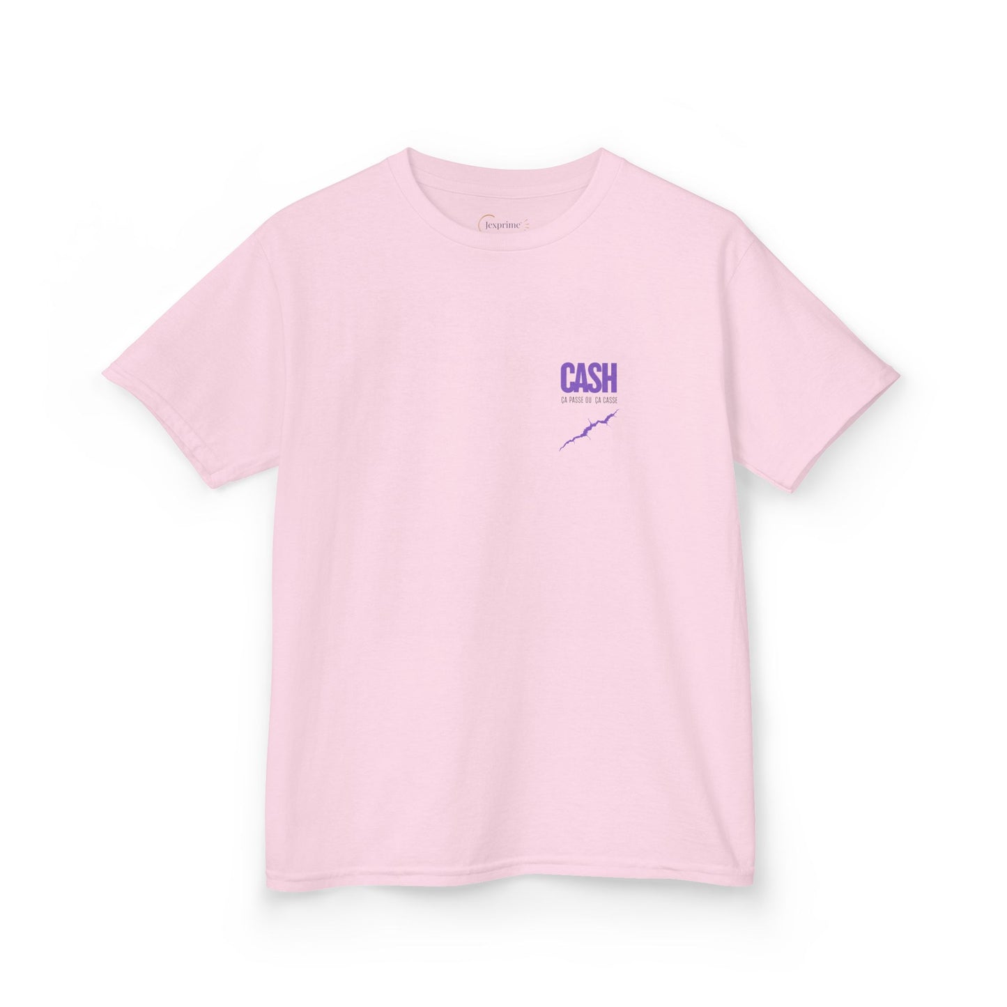 Teeshirt Mixte Adolescent JEXPRIME - CASH, ça passe ou ça casse