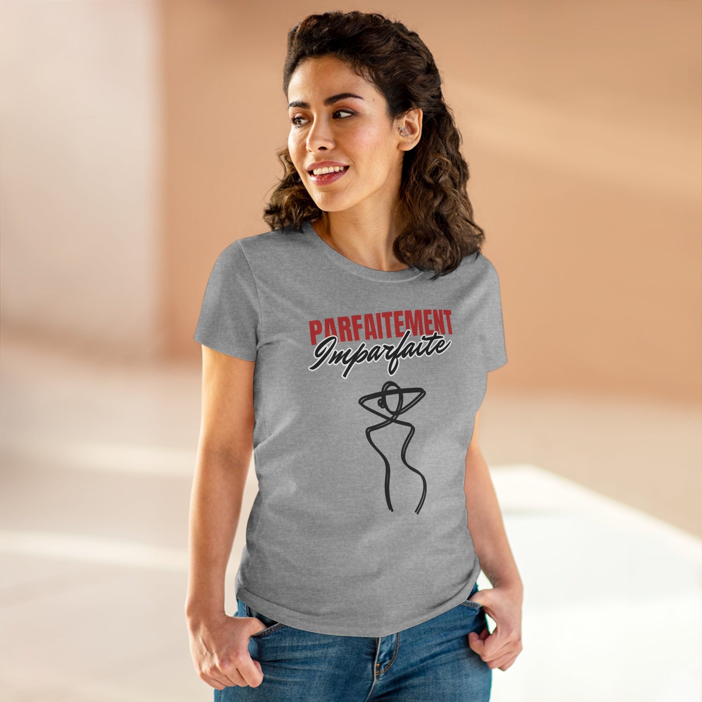 Teeshirt femme JEXPRIME - Parfaitement, imparfaite