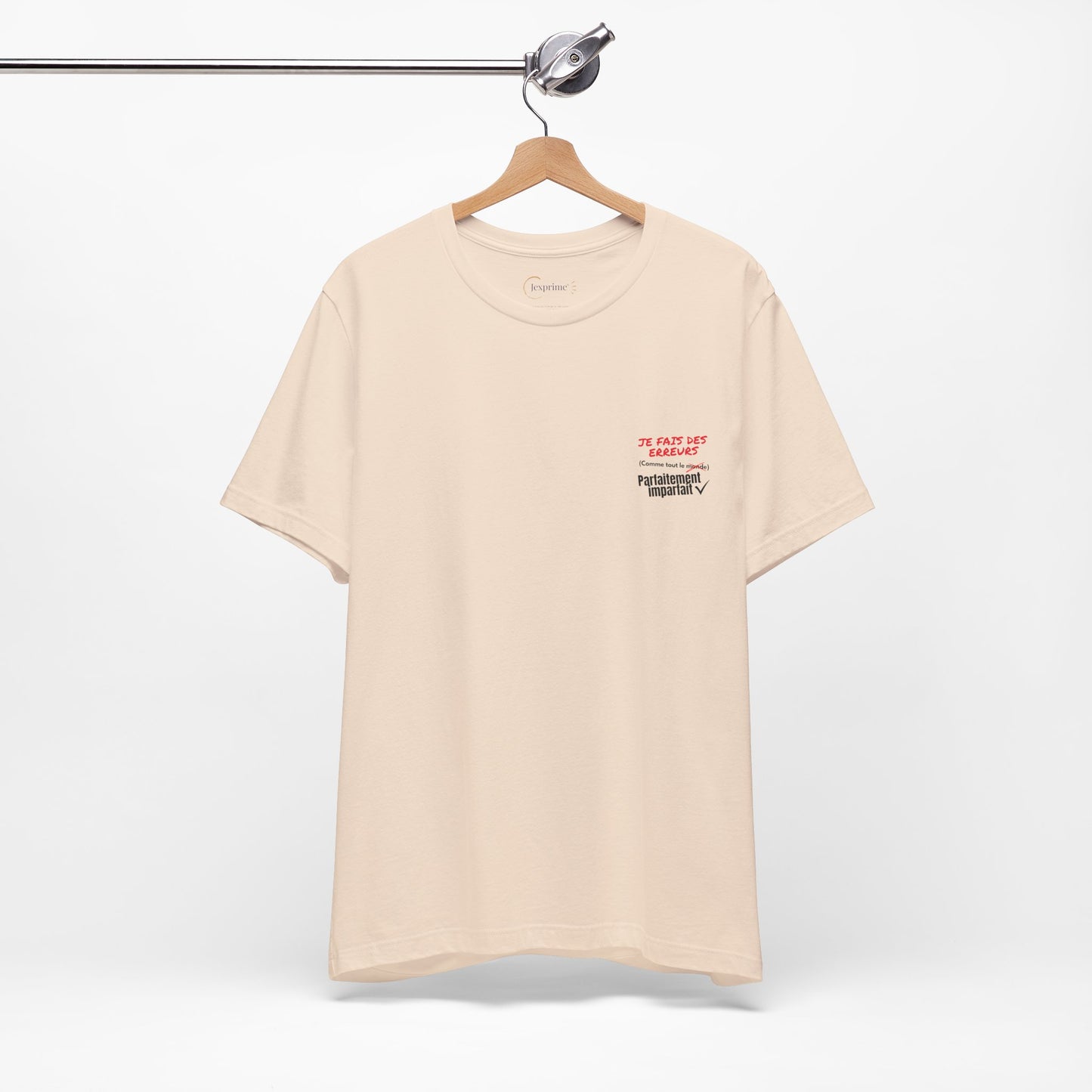Tee-shirt Homme JEXPRIME – Je fais des erreurs (comme tout le monde) Parfaitement imparfait