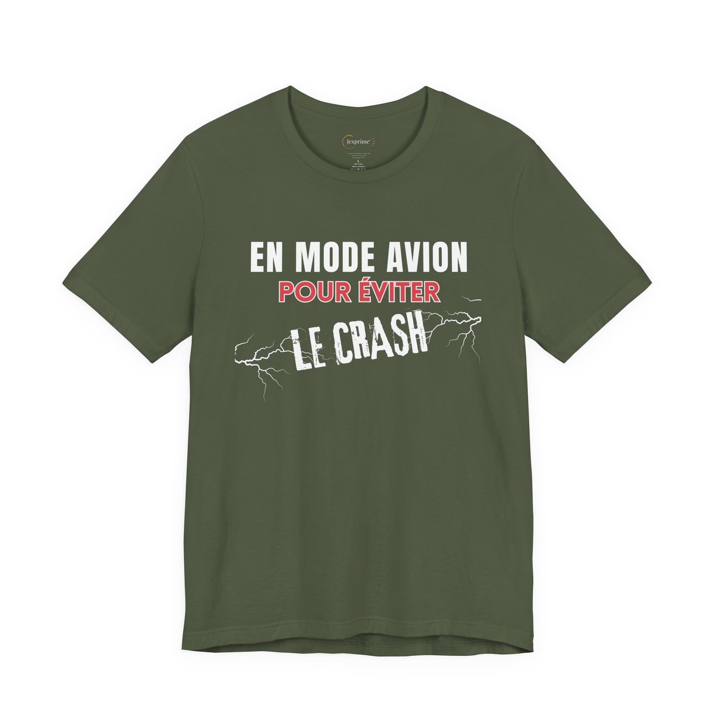 Teeshirt homme JEXPRIME - En mode avion pour éviter le crash