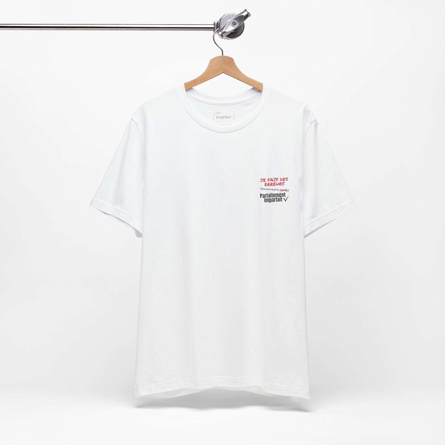 Tee-shirt Homme JEXPRIME – Je fais des erreurs (comme tout le monde) Parfaitement imparfait
