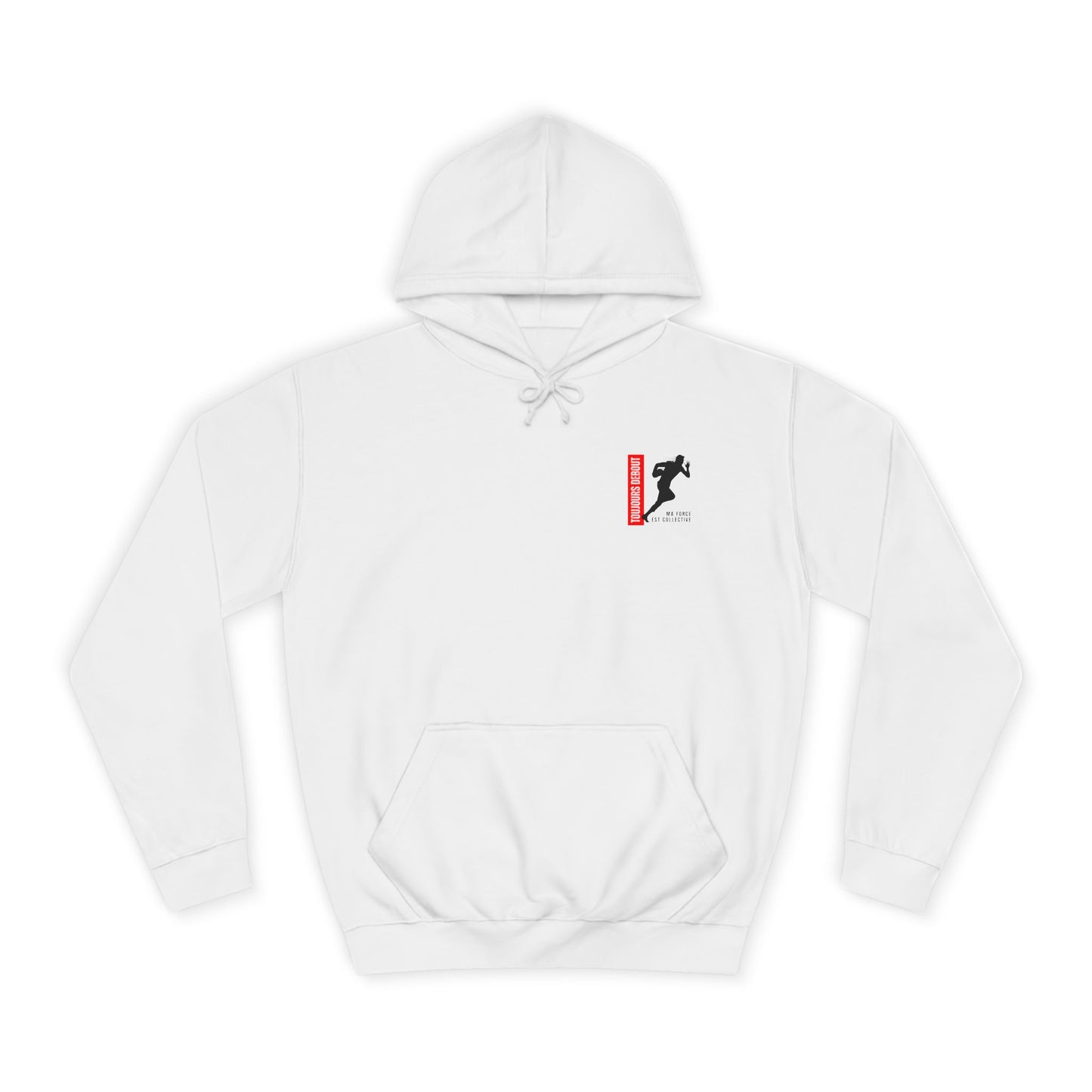 Sweat à capuche Homme JEXPRIME - Toujours debout, ma force est collective