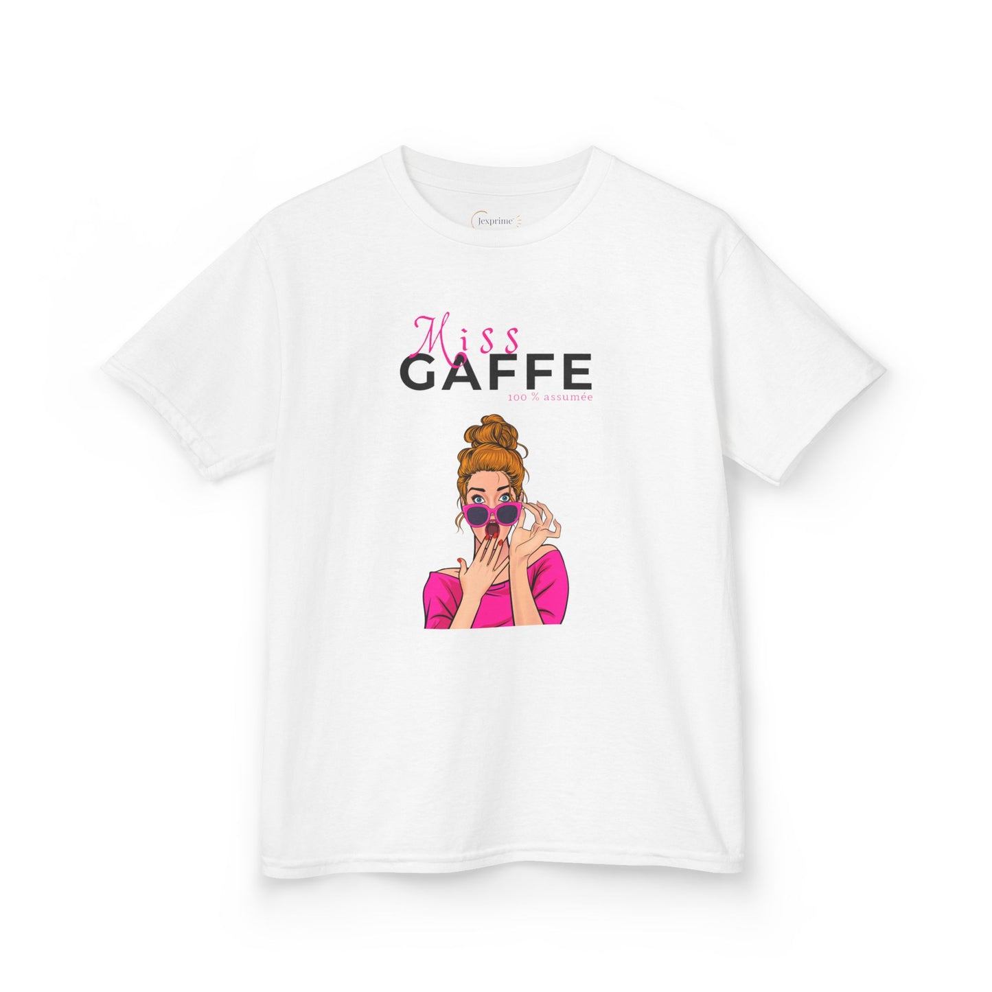 Teeshirt Fille JEXPRIME - Miss GAFFE 100 % assumée