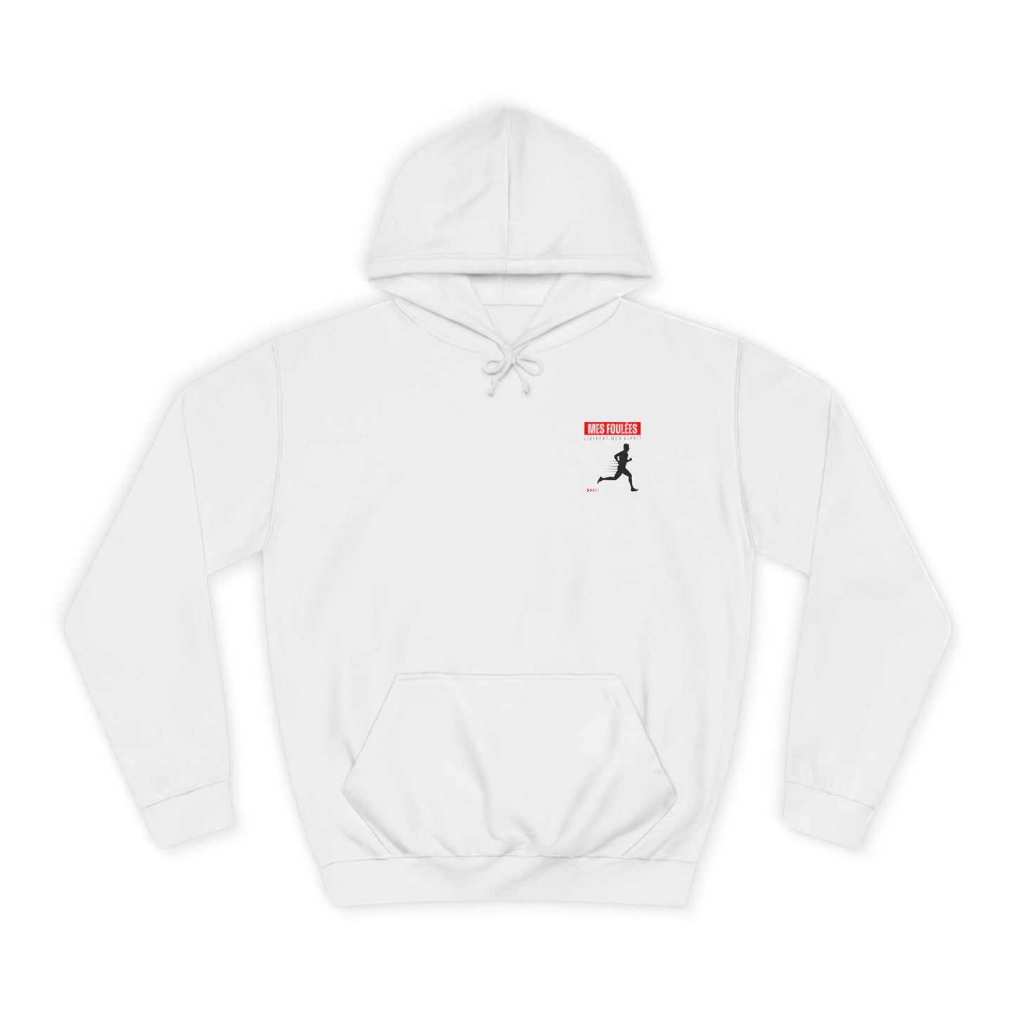 Sweat à capuche Homme JEXPRIME - Mes foulées libèrent mon esprit