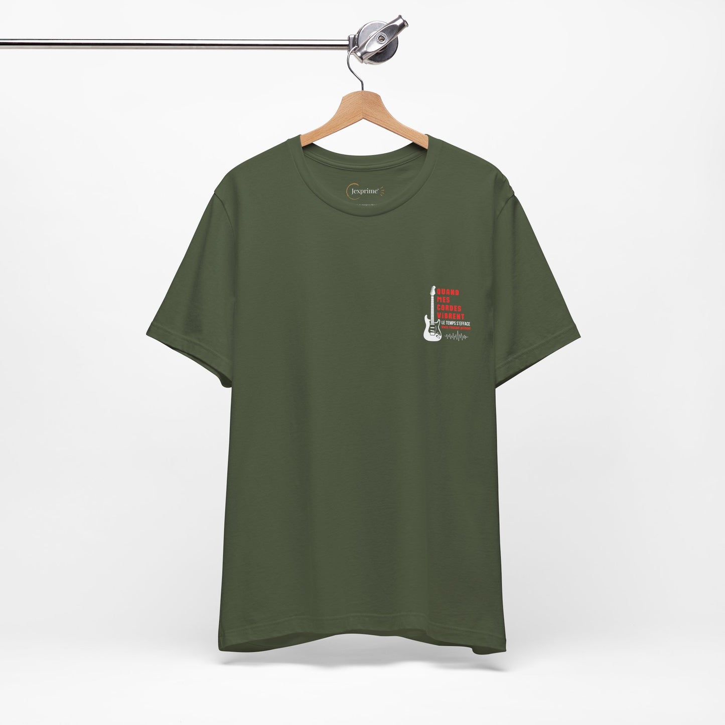 Teeshirt Homme JEXPRIME - Quand mes cordes vibrent, le temps s'efface