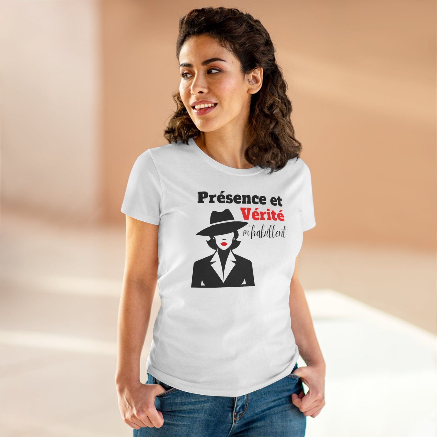 Teeshirt Femme JEXPRIME - La présence et la vérité m'habillent