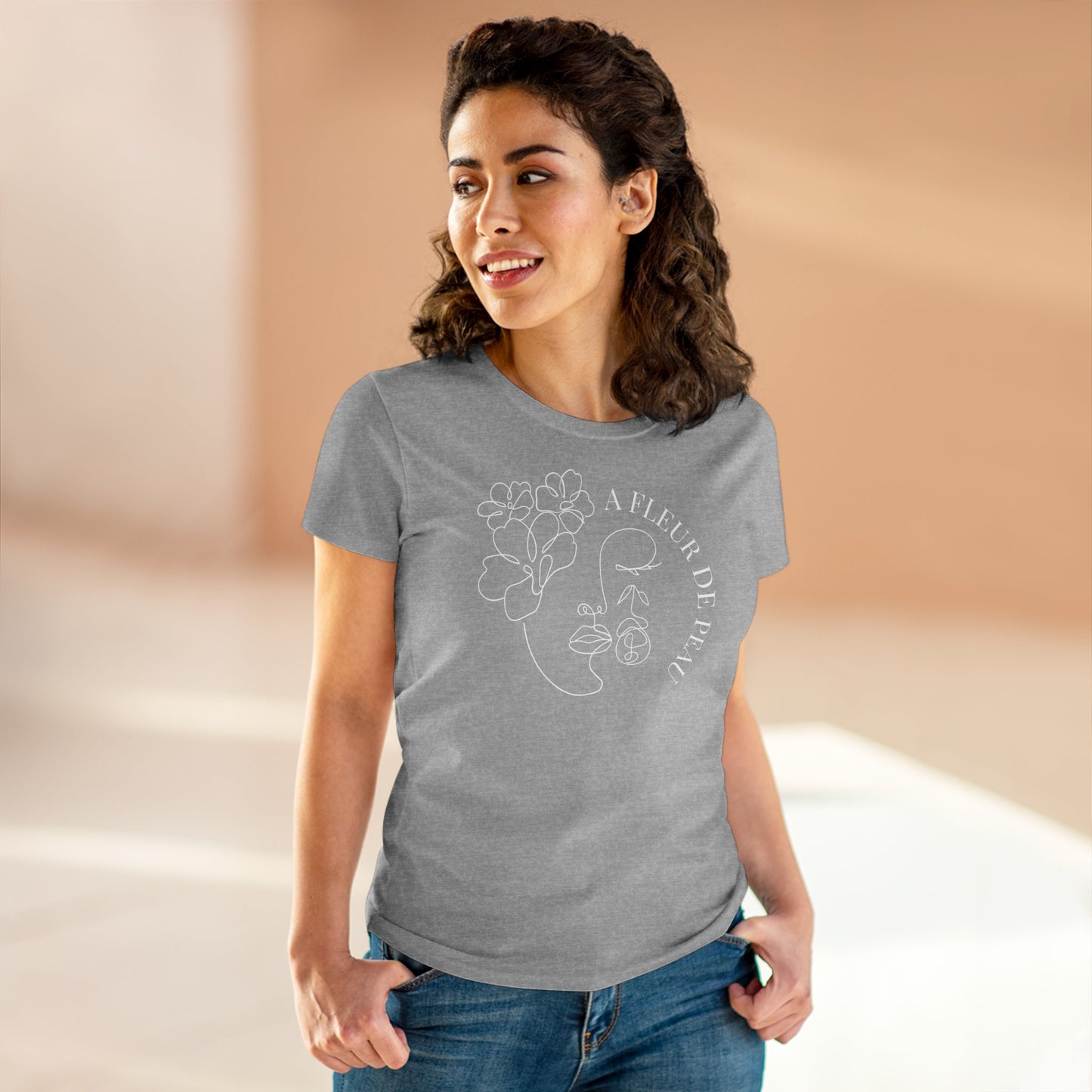 Teeshirt Femme JEXPRIME - A fleur de peau