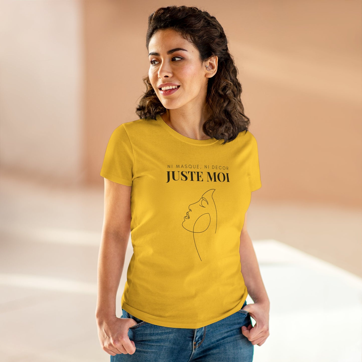 Teeshirt Femme JEXPRIME - Sans décor, ni masque, JUSTE MOI