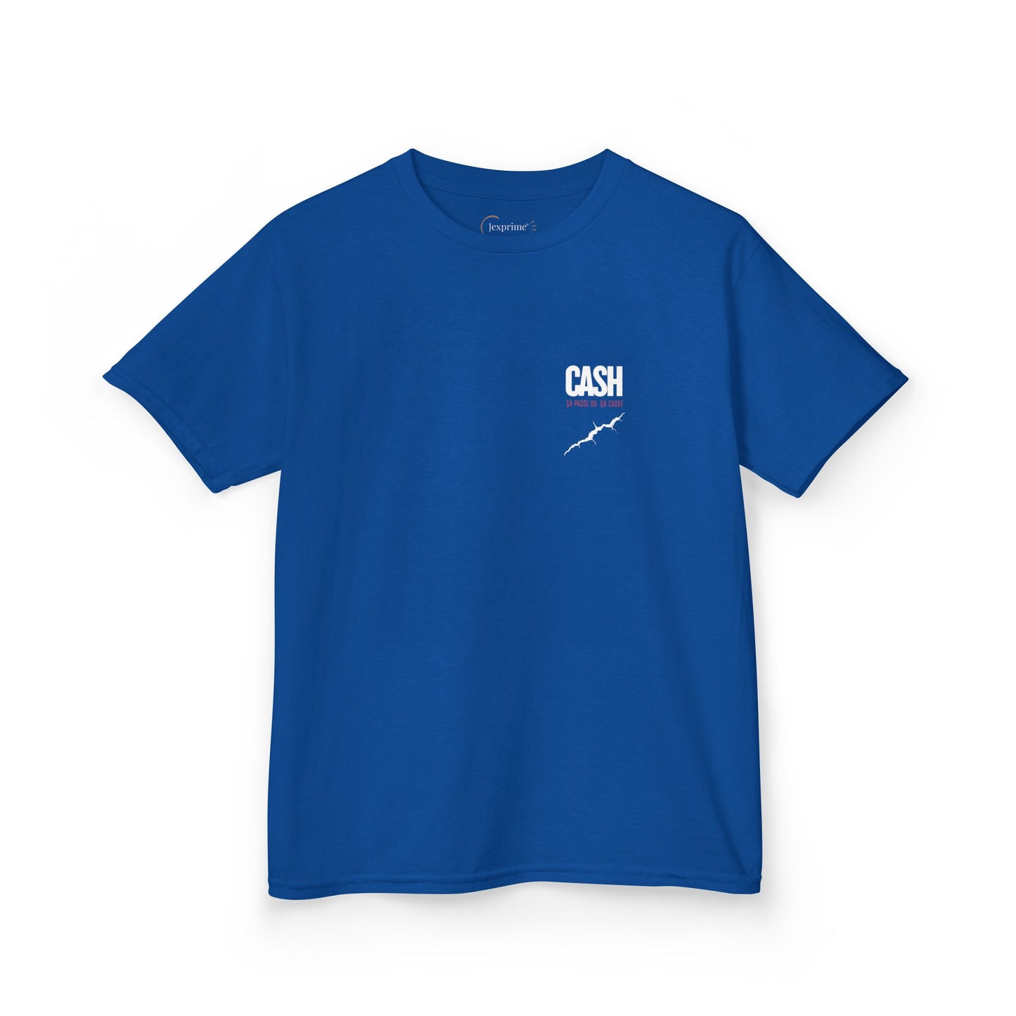 Teeshirt Mixte Adolescent JEXPRIME - CASH, ça passe ou ça casse