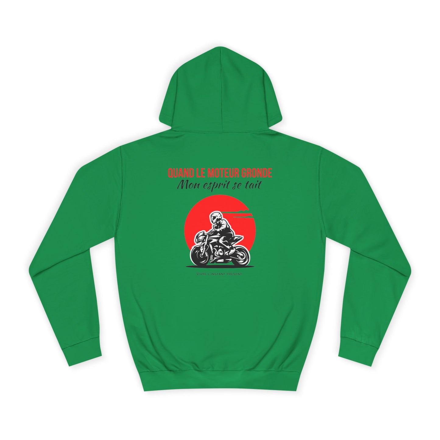 Sweat à capuche homme JEXPRIME - Quand le moteur gronde, mon esprit se tait