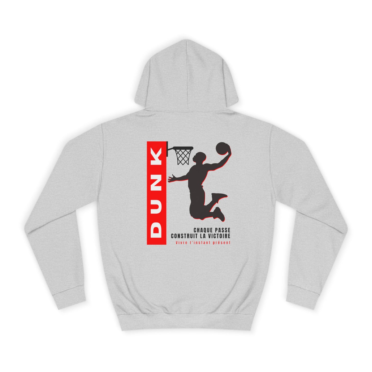 Sweat à capuche Homme JEXPRIME - Dunk, chaque passe contruit la victoire