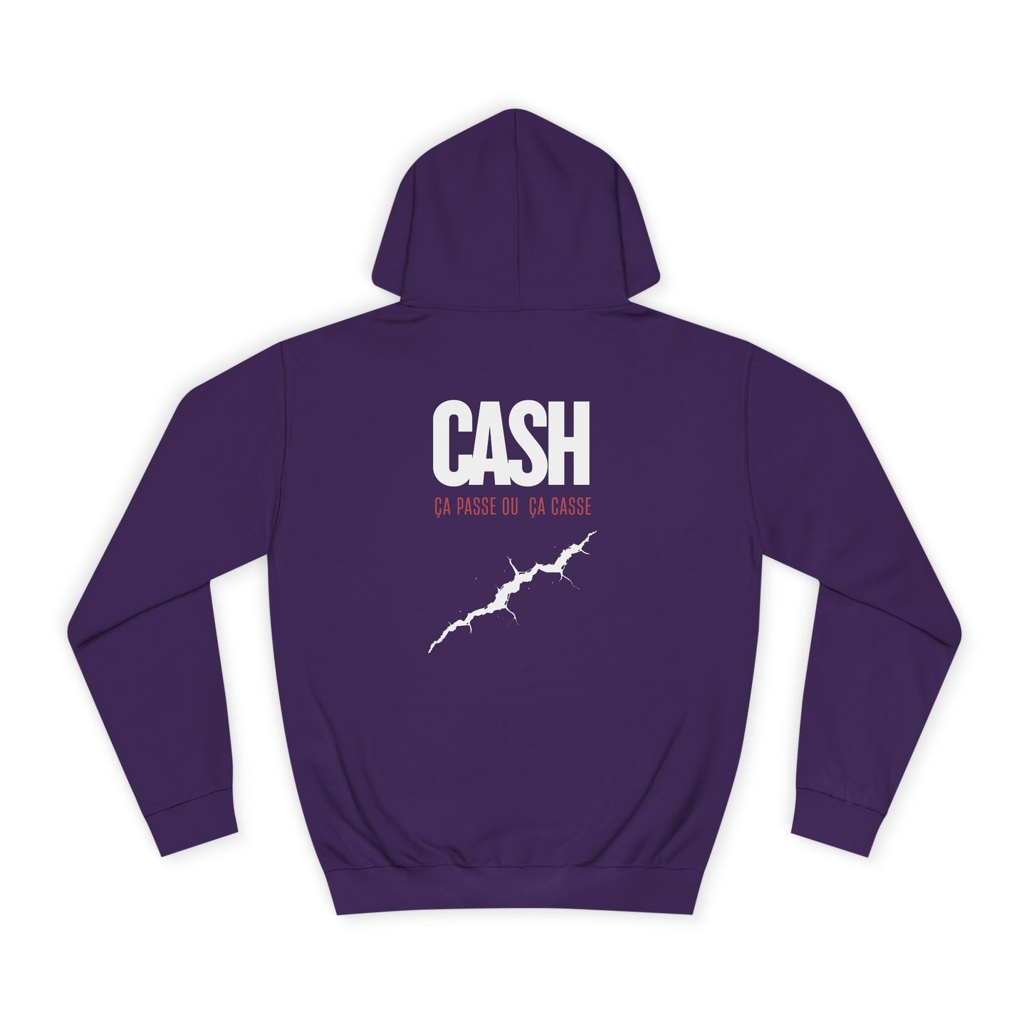 Sweat à capuche adolescent JEXPRIME - Cash, ça passe ou ça casse