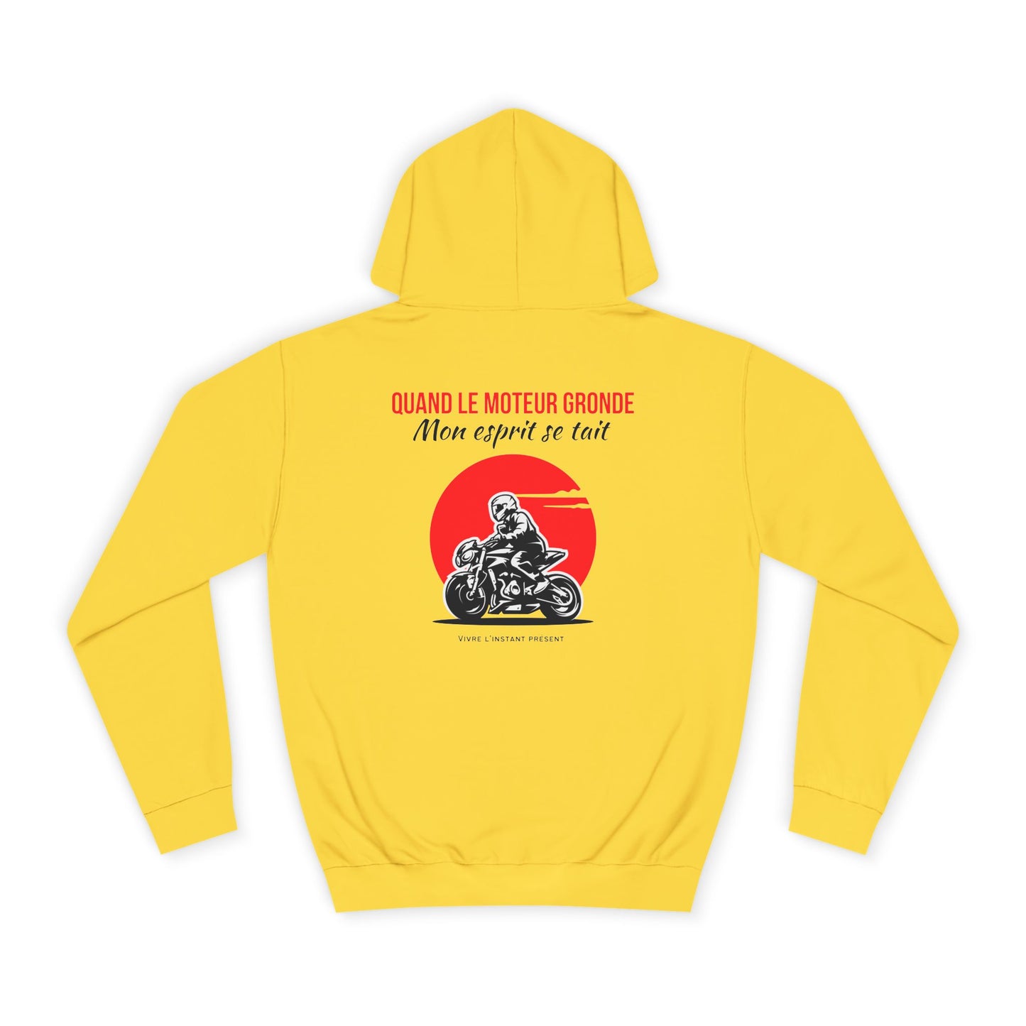 Sweat à capuche homme JEXPRIME - Quand le moteur gronde, mon esprit se tait