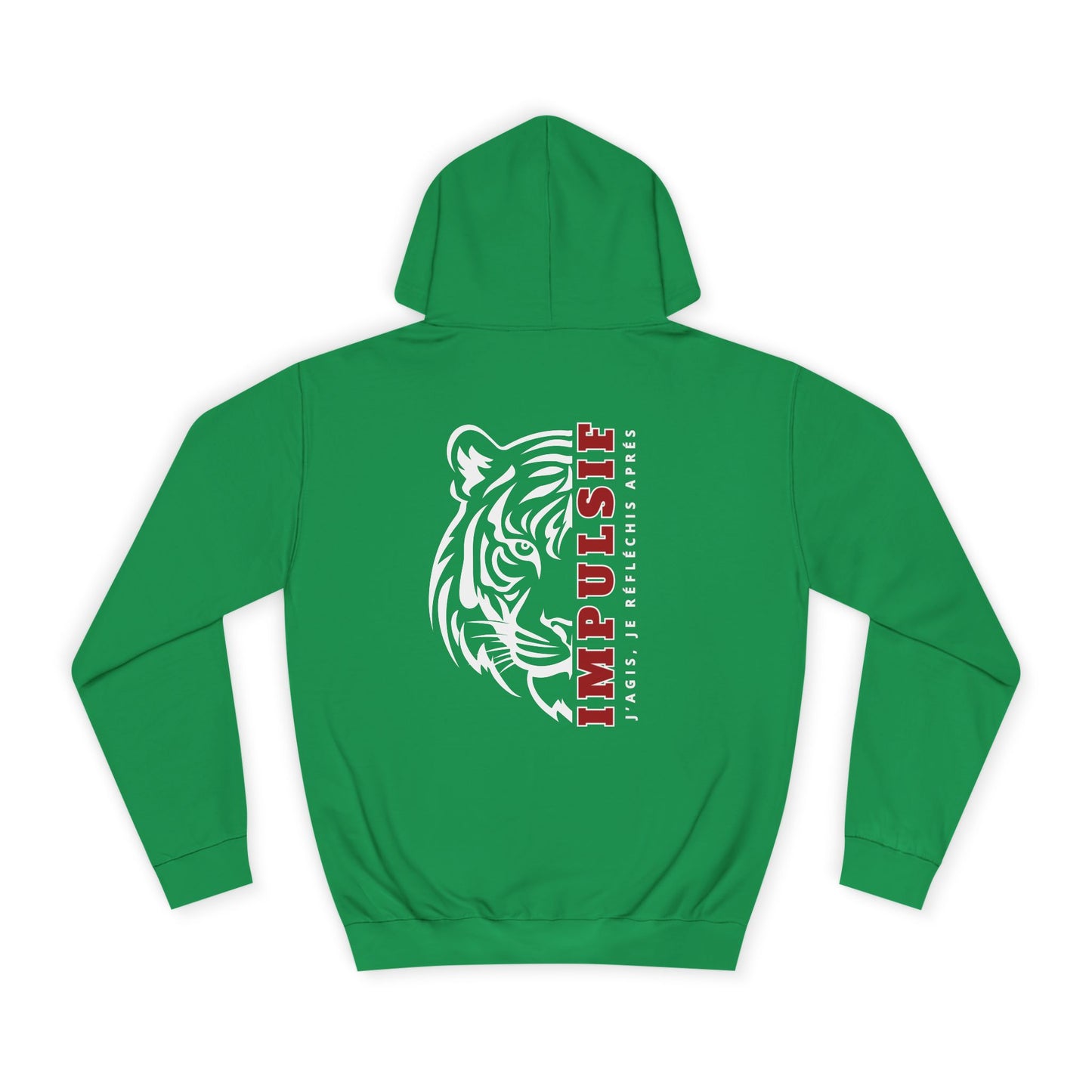 Sweat à capuche homme JEXPRIME - IMPULSIF, j'agis, je rèflèchis après