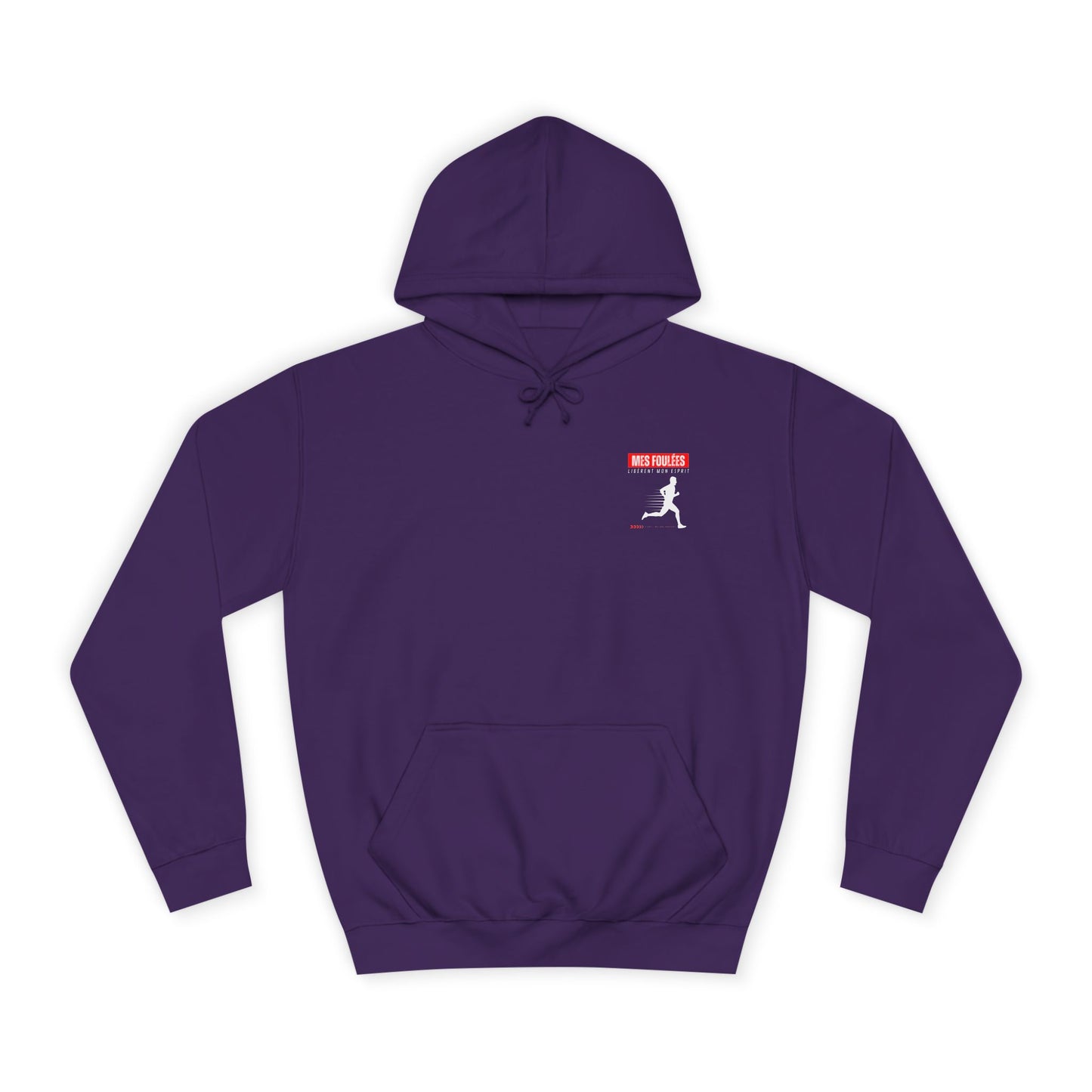 Sweat à capuche Homme JEXPRIME - Mes foulées libèrent mon esprit