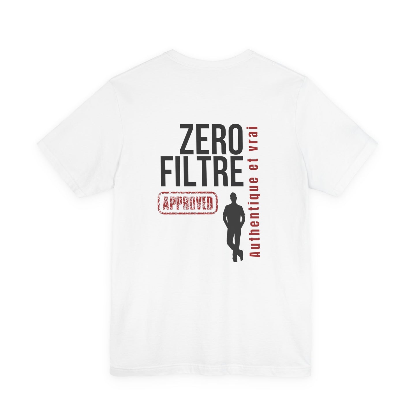Teeshirt homme JEXPRIME - Zéro filtre, authentique et vrai