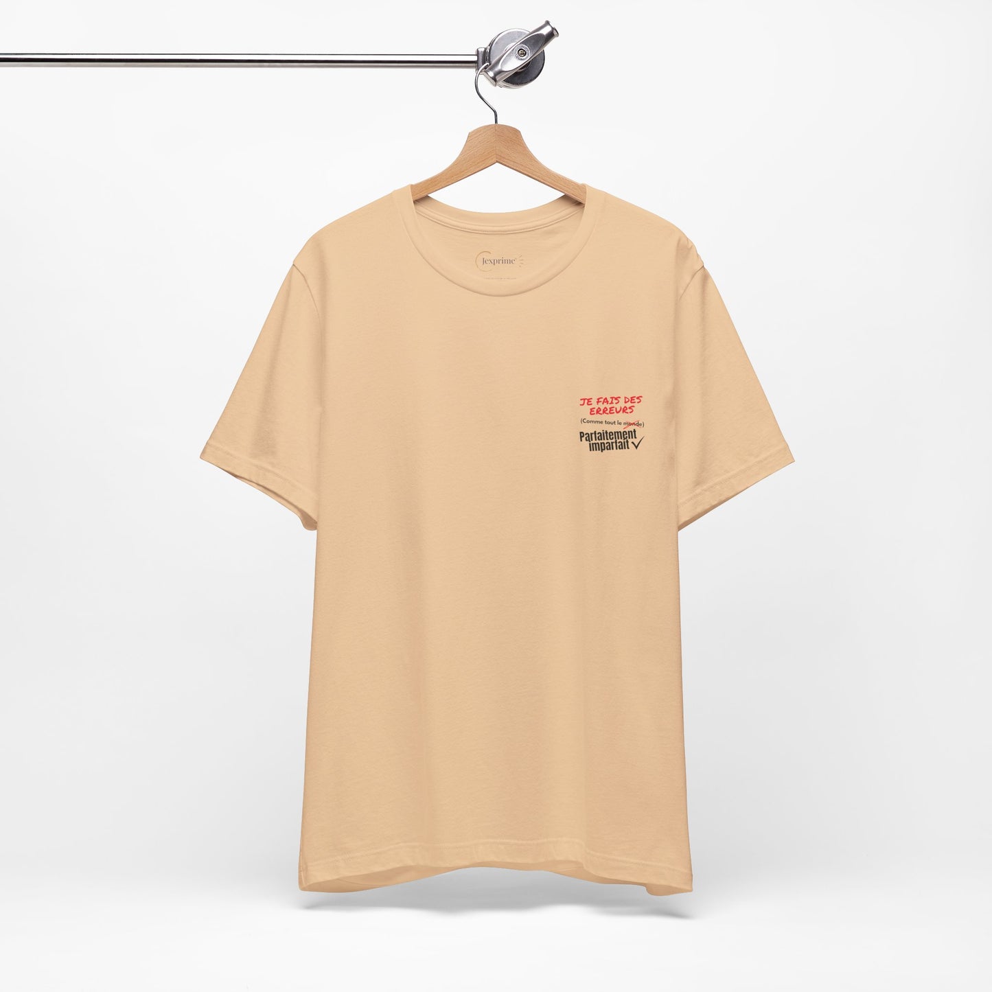 Tee-shirt Homme JEXPRIME – Je fais des erreurs (comme tout le monde) Parfaitement imparfait