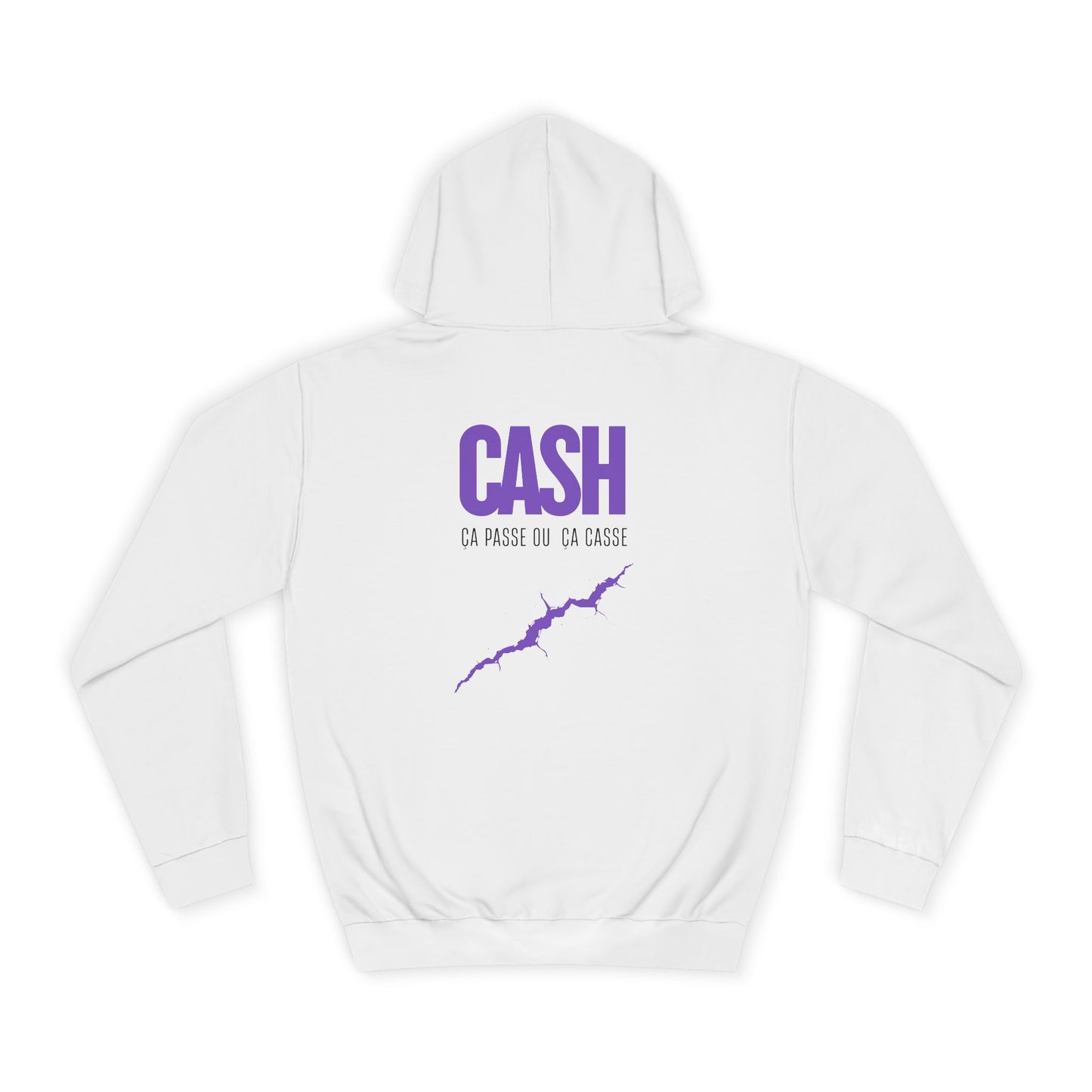 Sweat à capuche adolescent JEXPRIME - Cash, ça passe ou ça casse