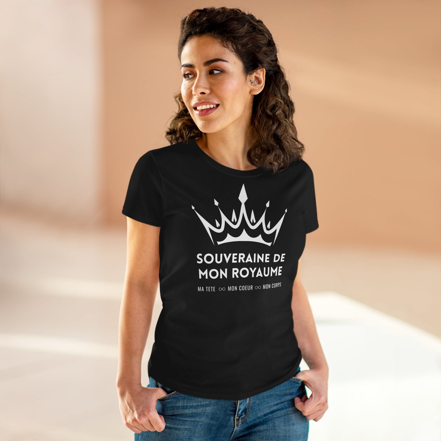 Teeshirt femme JEXPRIME - Souveraine de mon Royaume