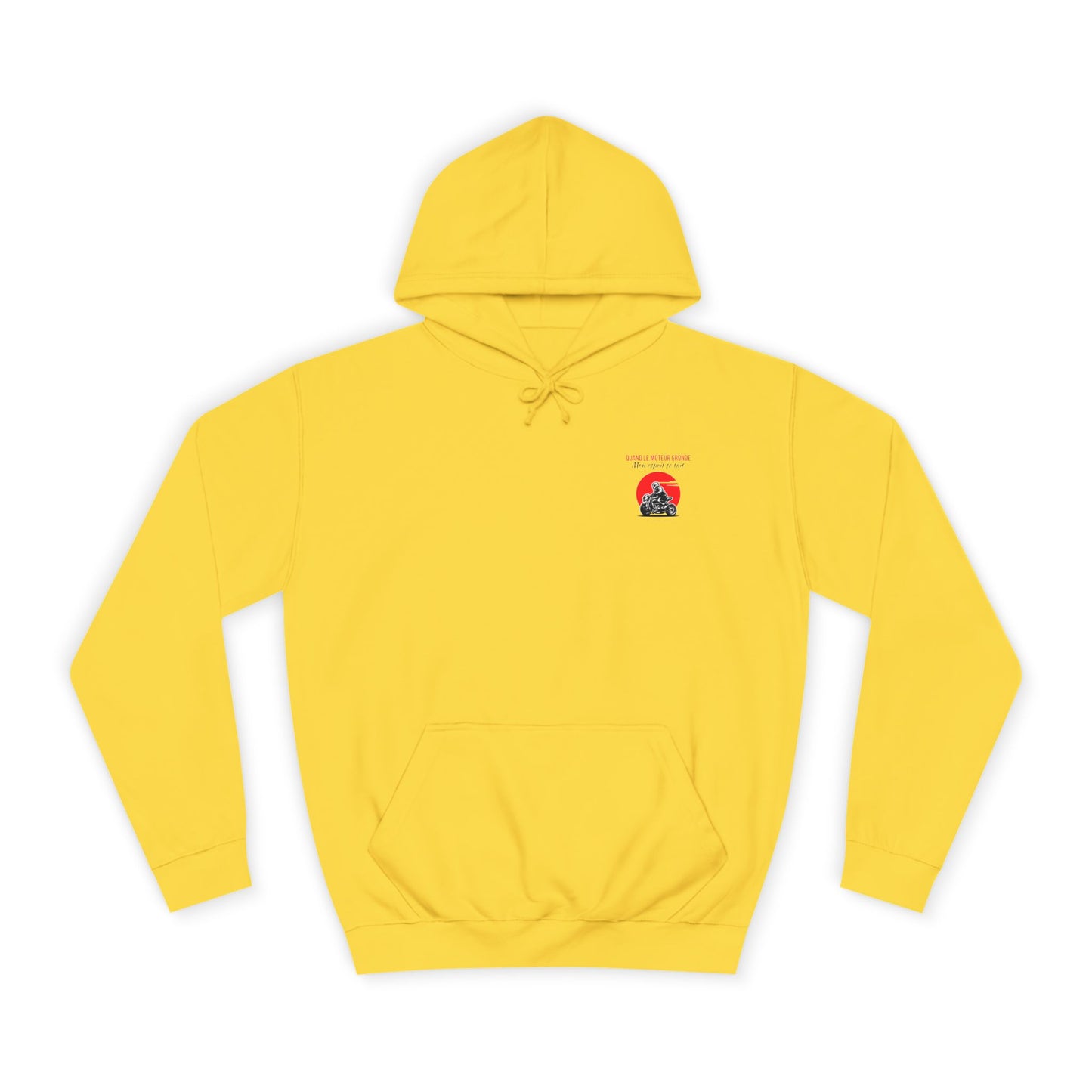Sweat à capuche homme JEXPRIME - Quand le moteur gronde, mon esprit se tait