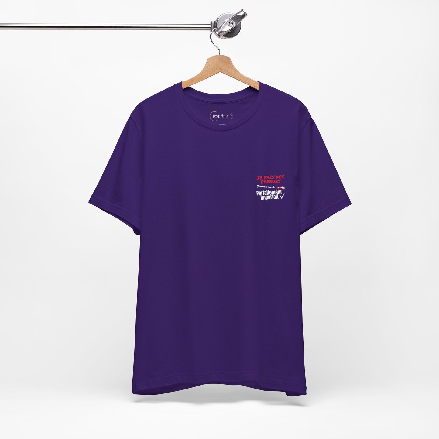 Tee-shirt Homme JEXPRIME – Je fais des erreurs (comme tout le monde) Parfaitement imparfait