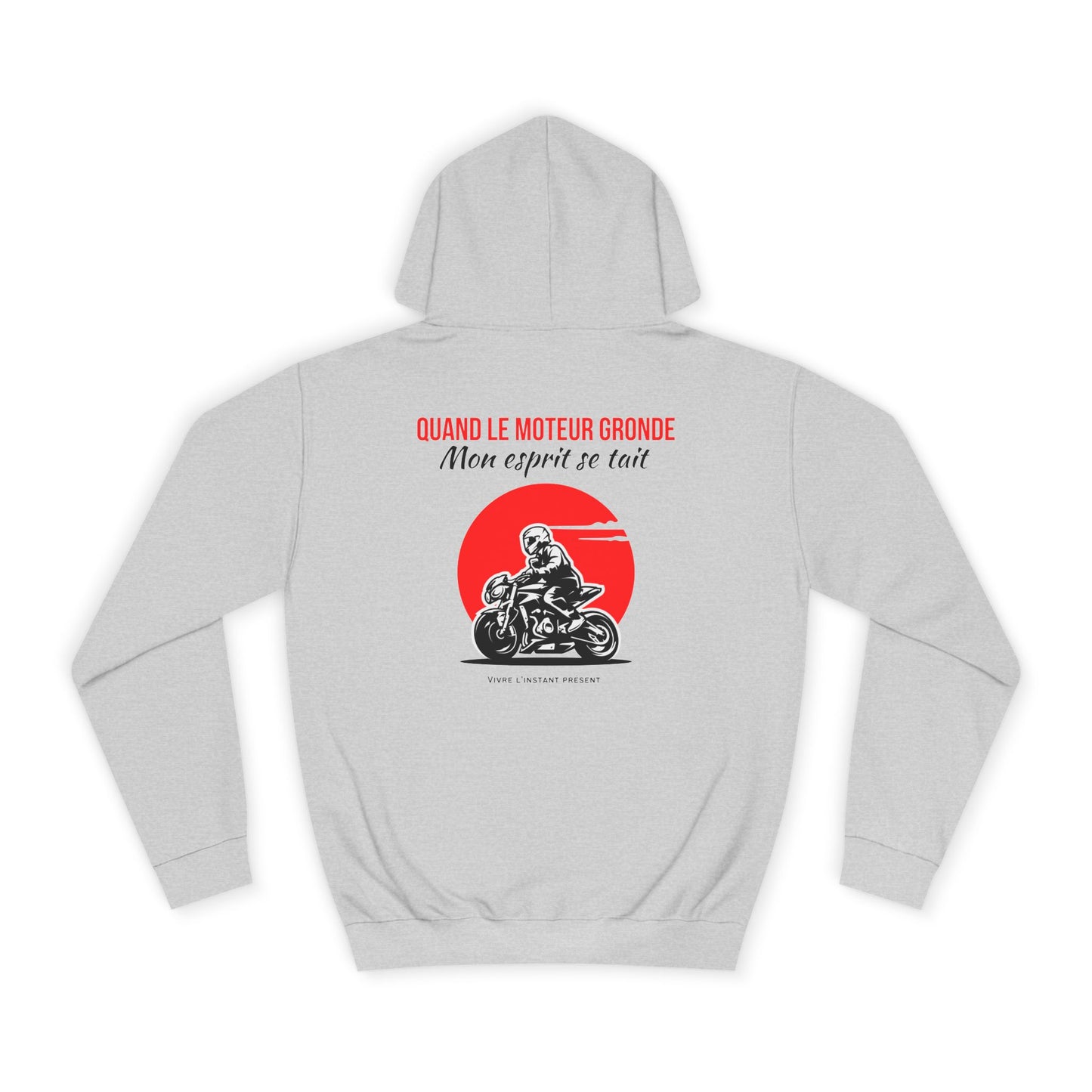 Sweat à capuche homme JEXPRIME - Quand le moteur gronde, mon esprit se tait