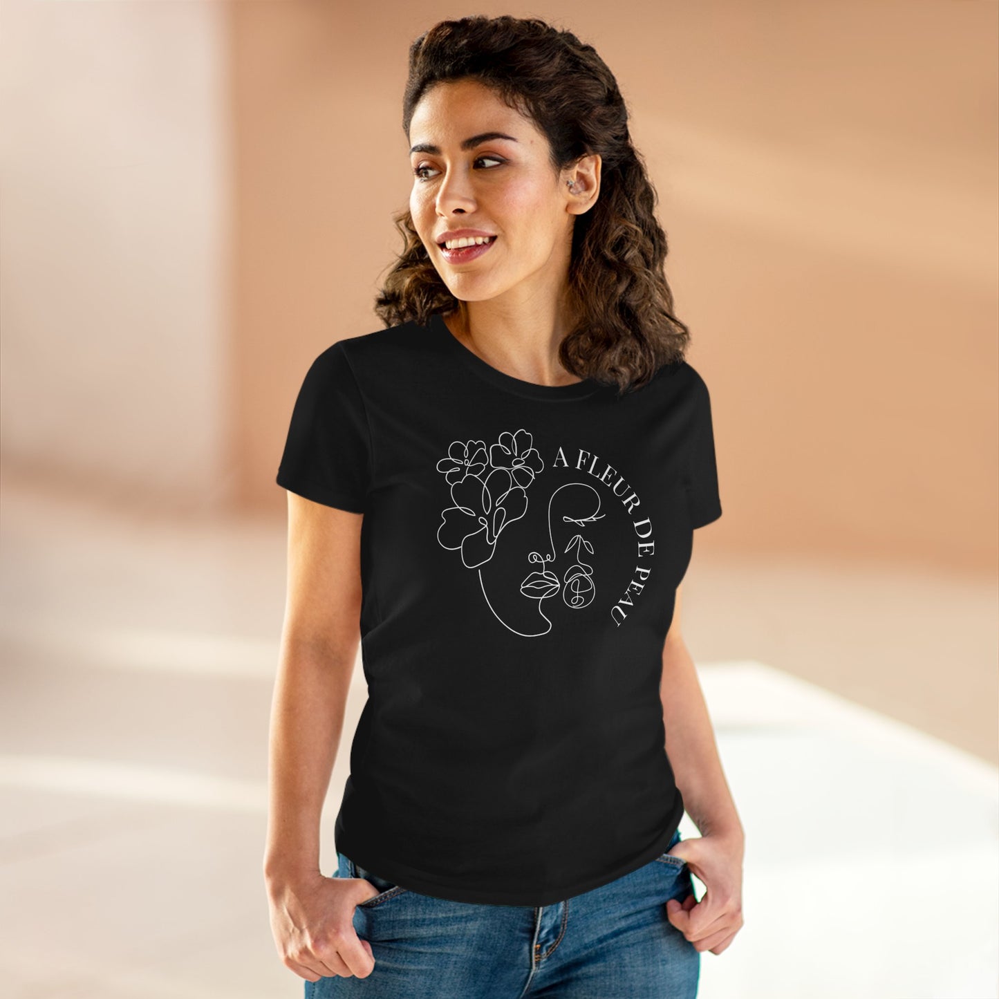 Teeshirt Femme JEXPRIME - A fleur de peau