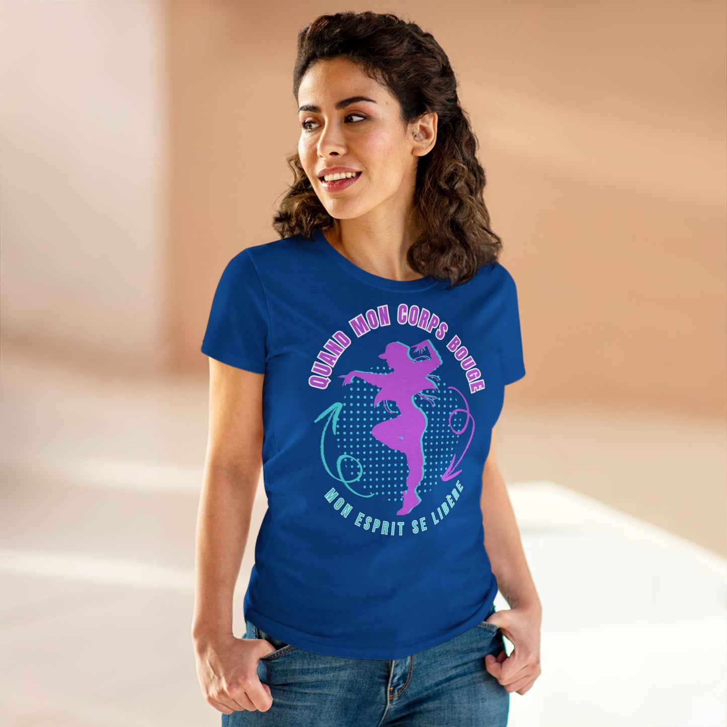 Teeshirt femme JEXPRIME - Quand mon corps bouge, mon esprit se libère