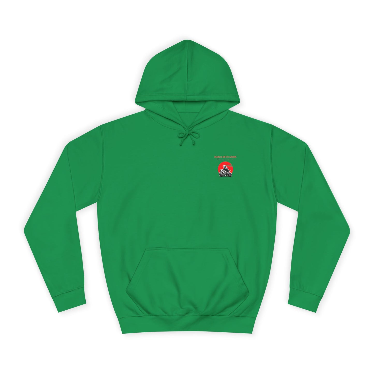 Sweat à capuche homme JEXPRIME - Quand le moteur gronde, mon esprit se tait