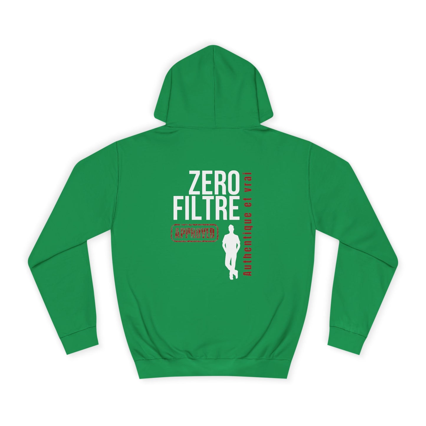 Sweat à capuche homme JEXPRIME - Zéro filtre - Authetique et vrai