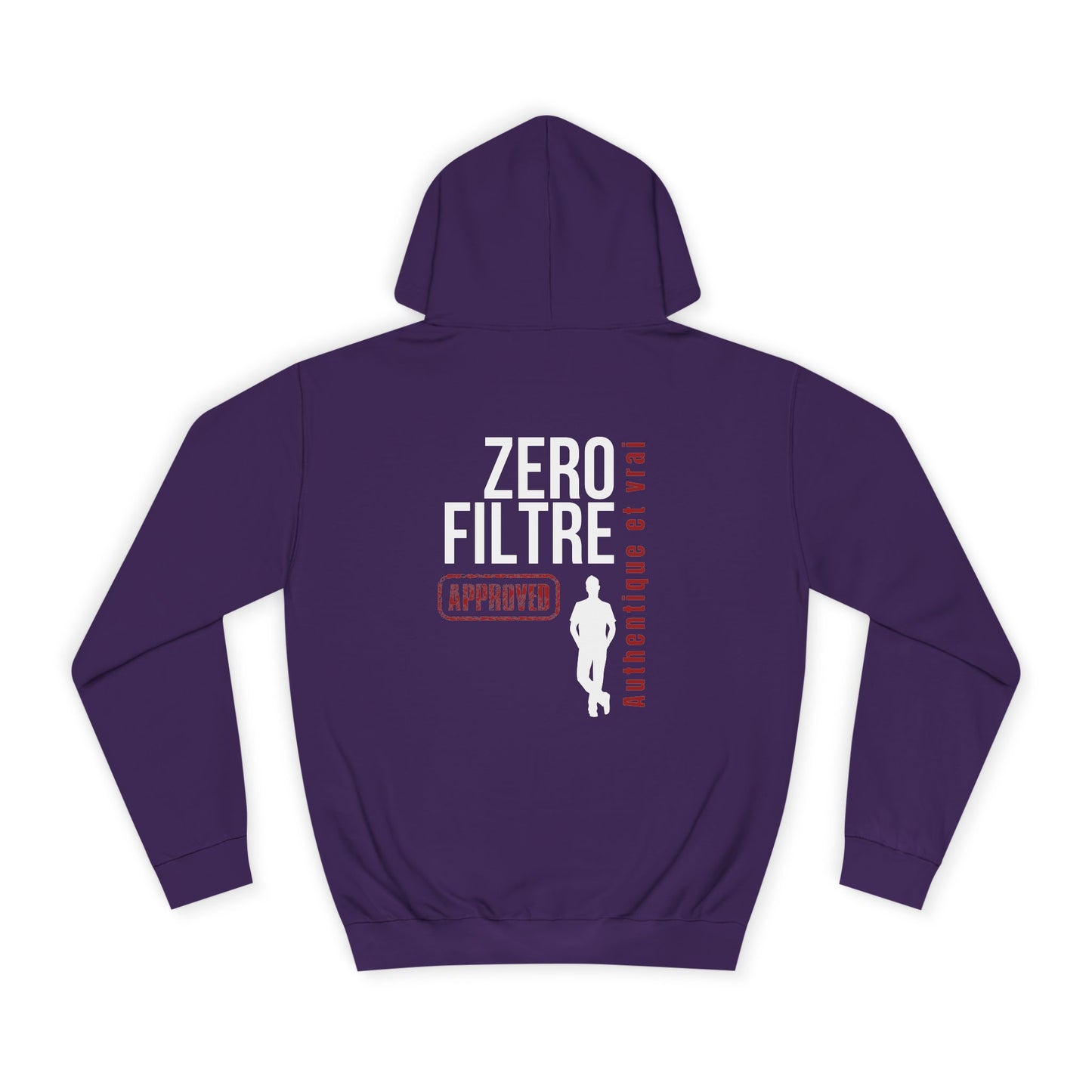 Sweat à capuche homme JEXPRIME - Zéro filtre - Authetique et vrai