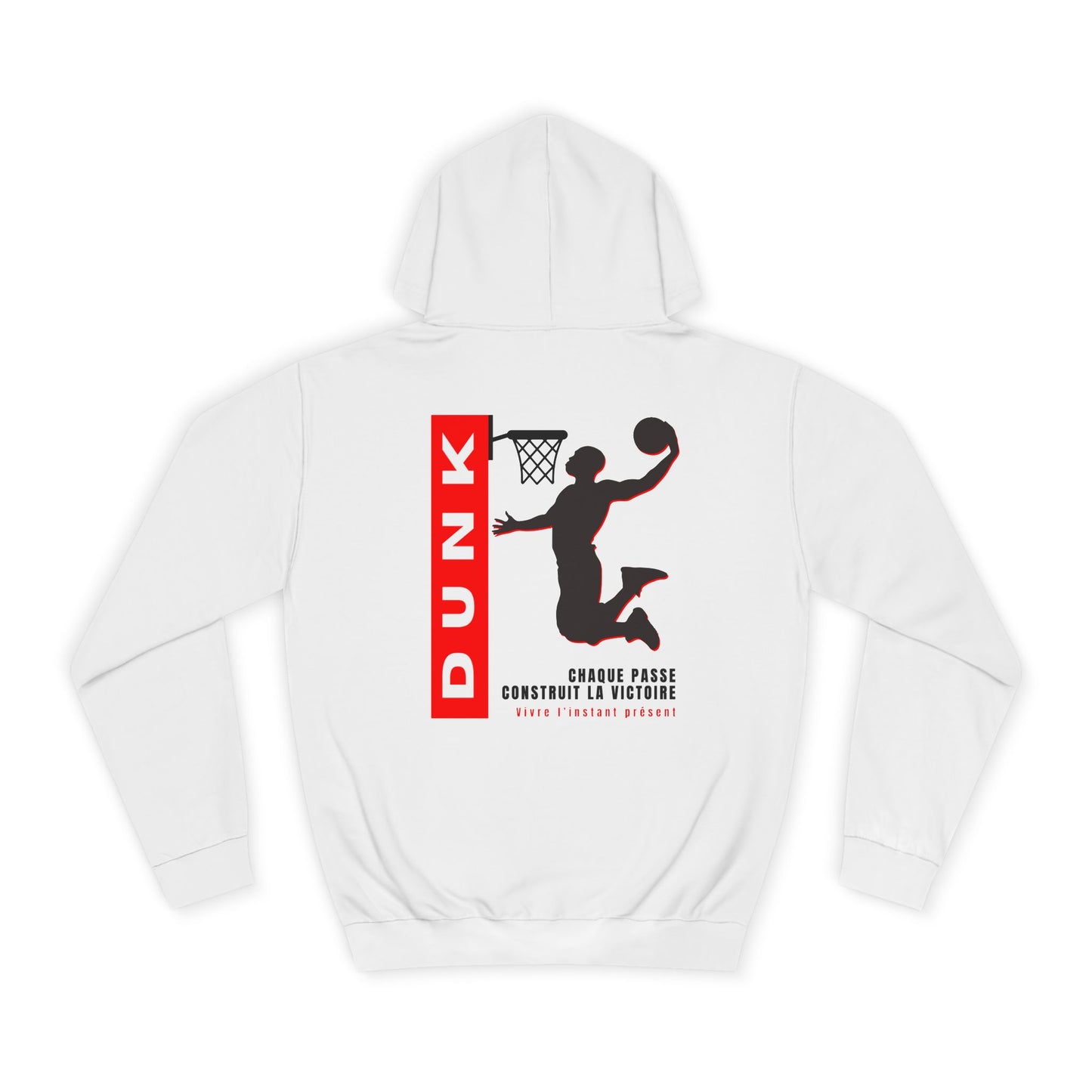 Sweat à capuche Homme JEXPRIME - Dunk, chaque passe contruit la victoire