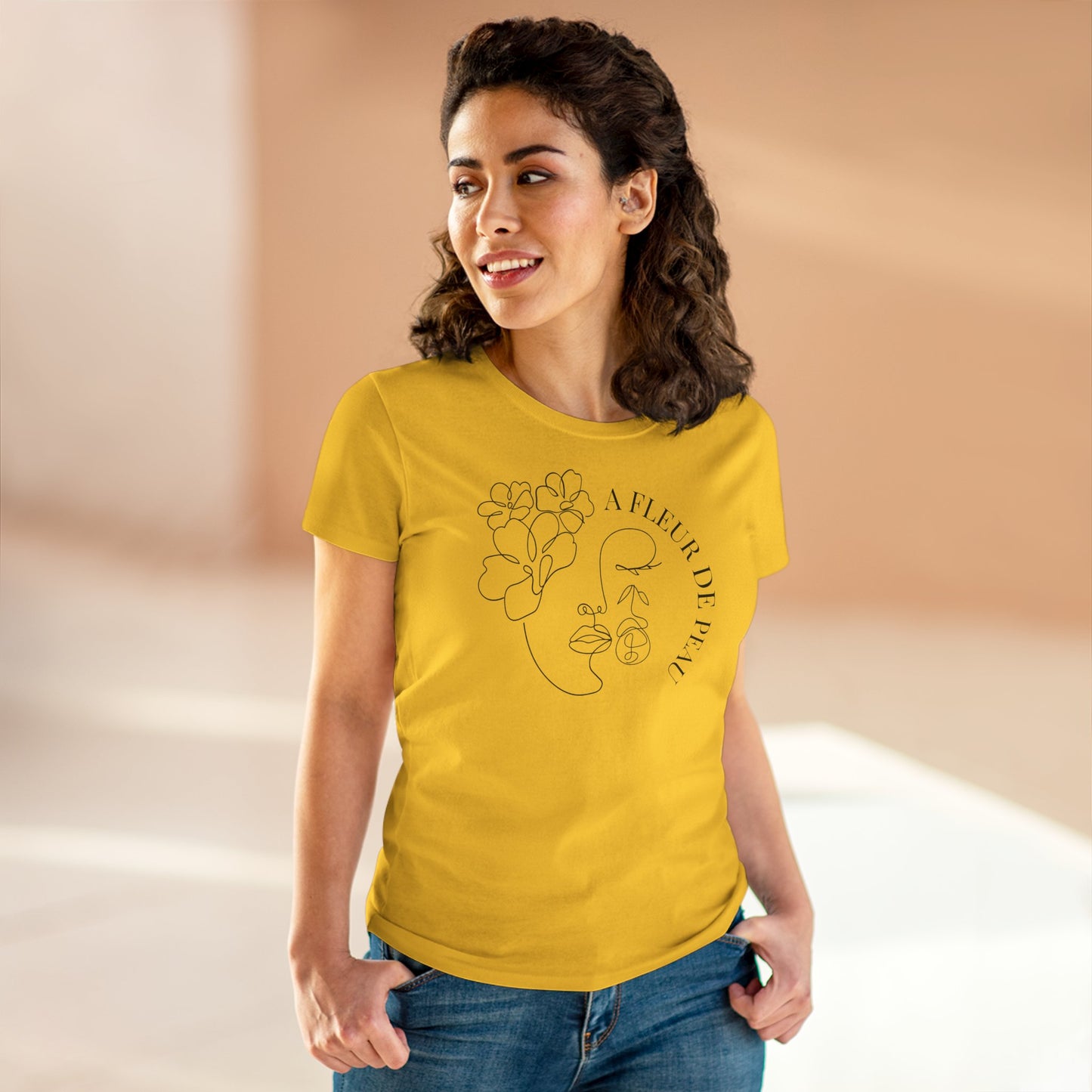 Teeshirt Femme JEXPRIME - A fleur de peau