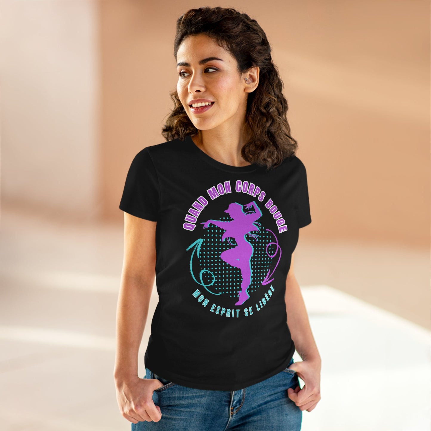 Teeshirt femme JEXPRIME - Quand mon corps bouge, mon esprit se libère
