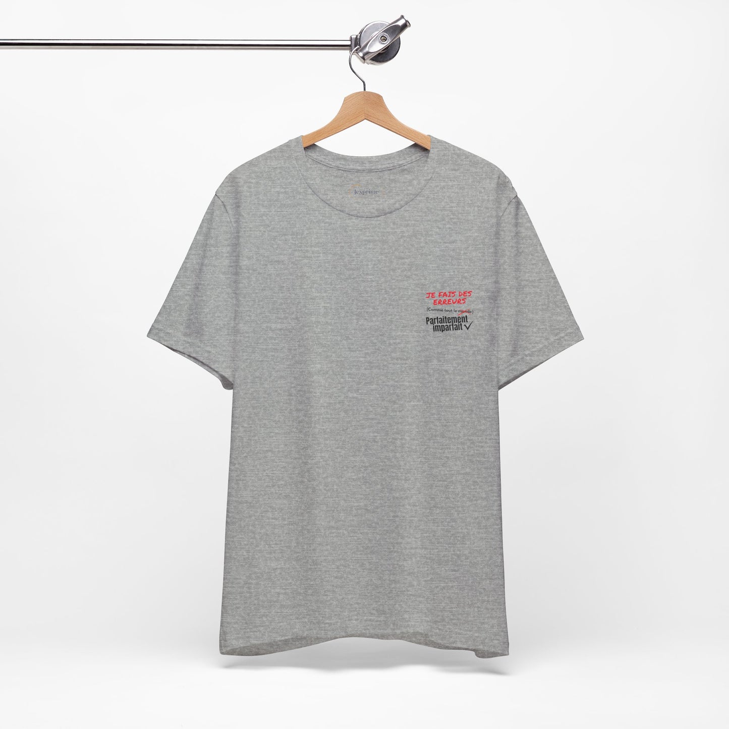 Tee-shirt Homme JEXPRIME – Je fais des erreurs (comme tout le monde) Parfaitement imparfait