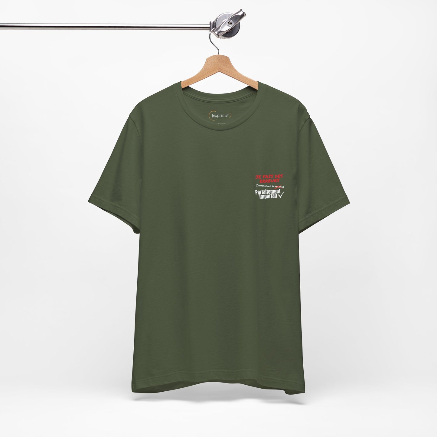 Tee-shirt Homme JEXPRIME – Je fais des erreurs (comme tout le monde) Parfaitement imparfait