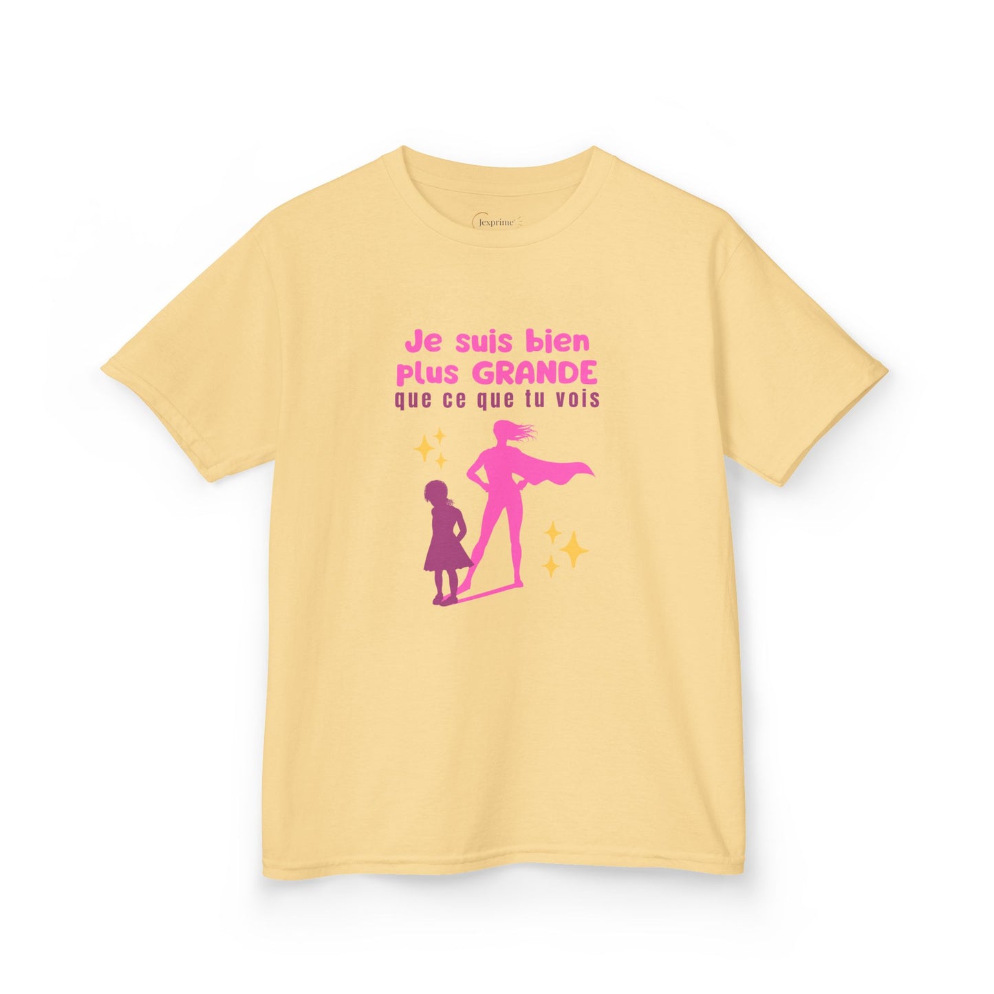 Teeshirt enfant JEXPRIME - Je suis plus grande que ce que tu vois