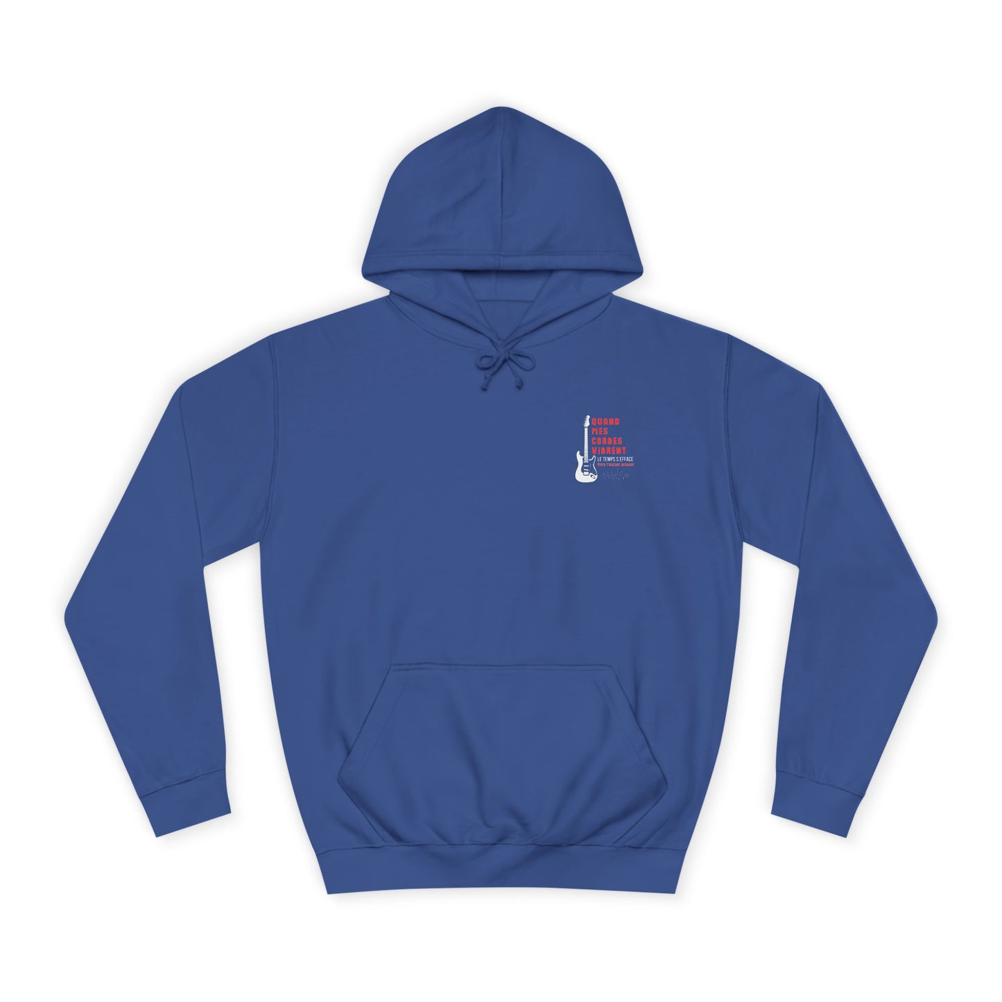 Sweat à capuche homme JEXPRIME - Quand mes cordes vibrent, le temps s'efface