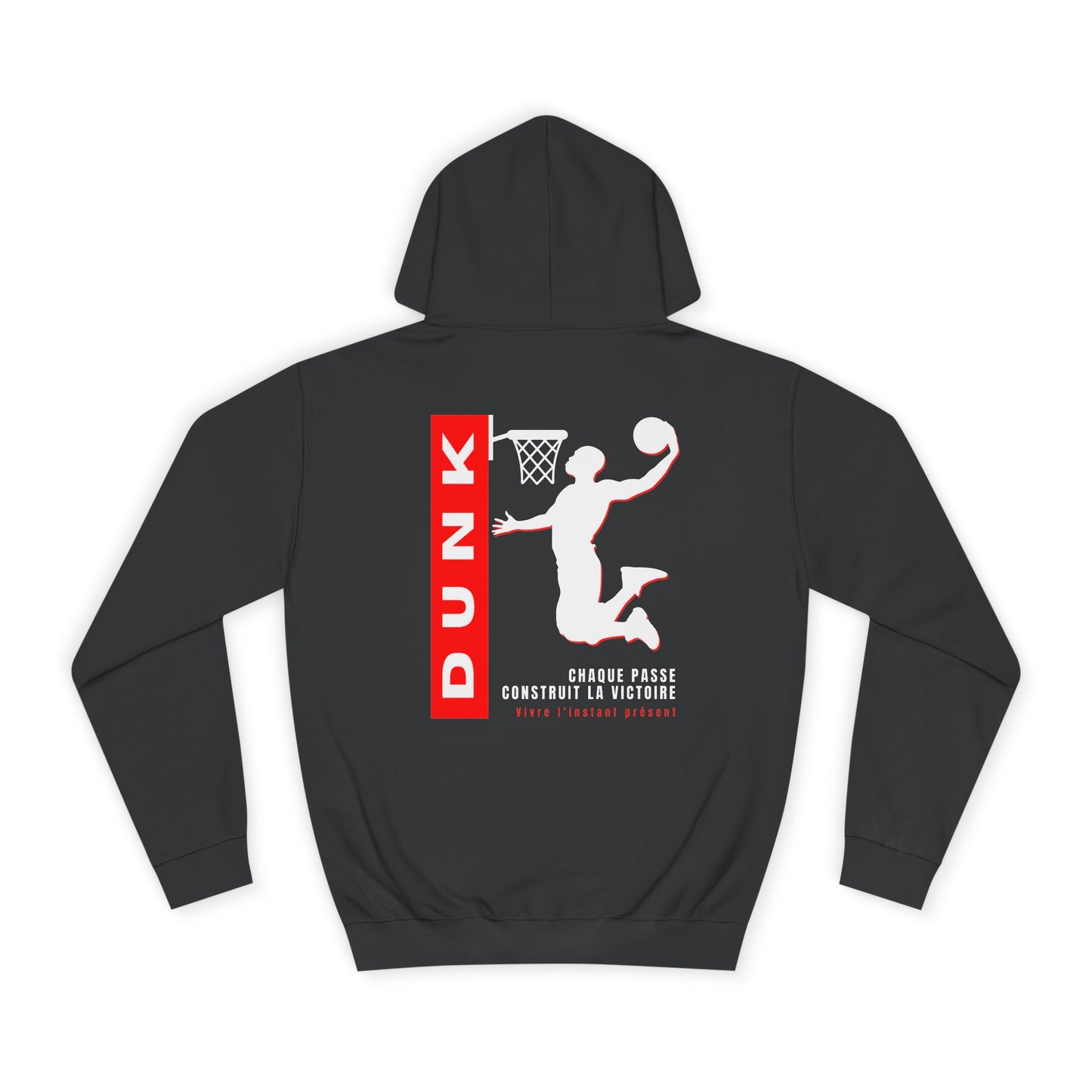 Sweat à capuche Homme JEXPRIME - Dunk, chaque passe contruit la victoire