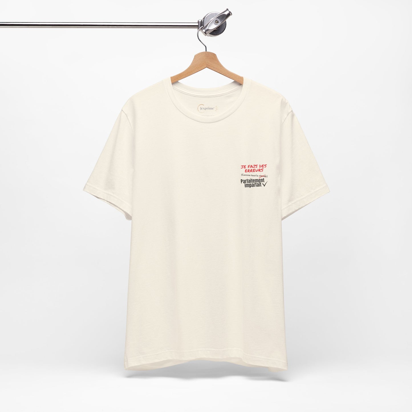 Tee-shirt Homme JEXPRIME – Je fais des erreurs (comme tout le monde) Parfaitement imparfait