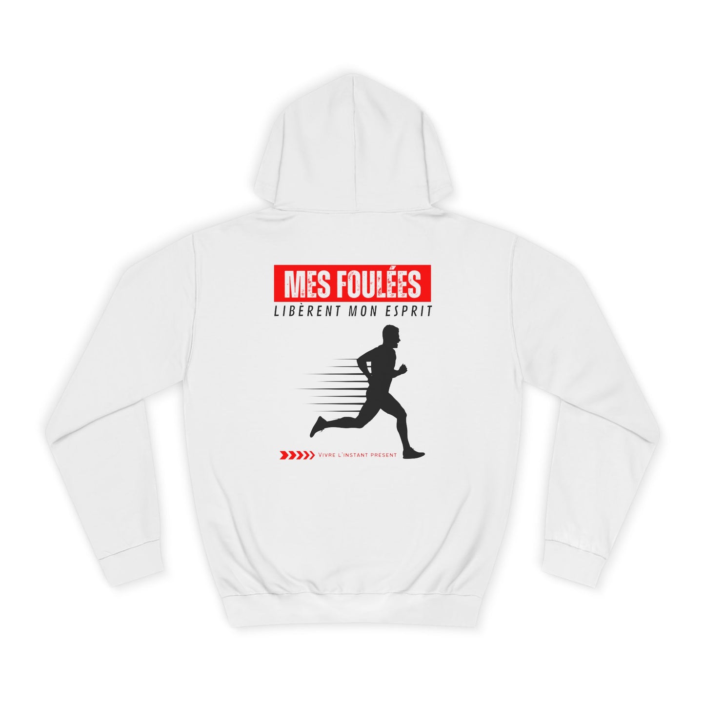 Sweat à capuche Homme JEXPRIME - Mes foulées libèrent mon esprit