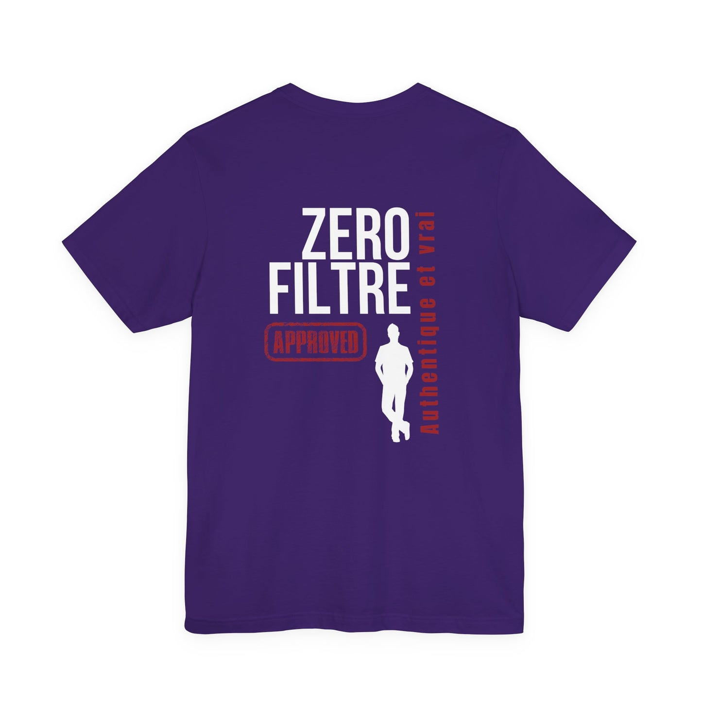 Teeshirt homme JEXPRIME - Zéro filtre, authentique et vrai