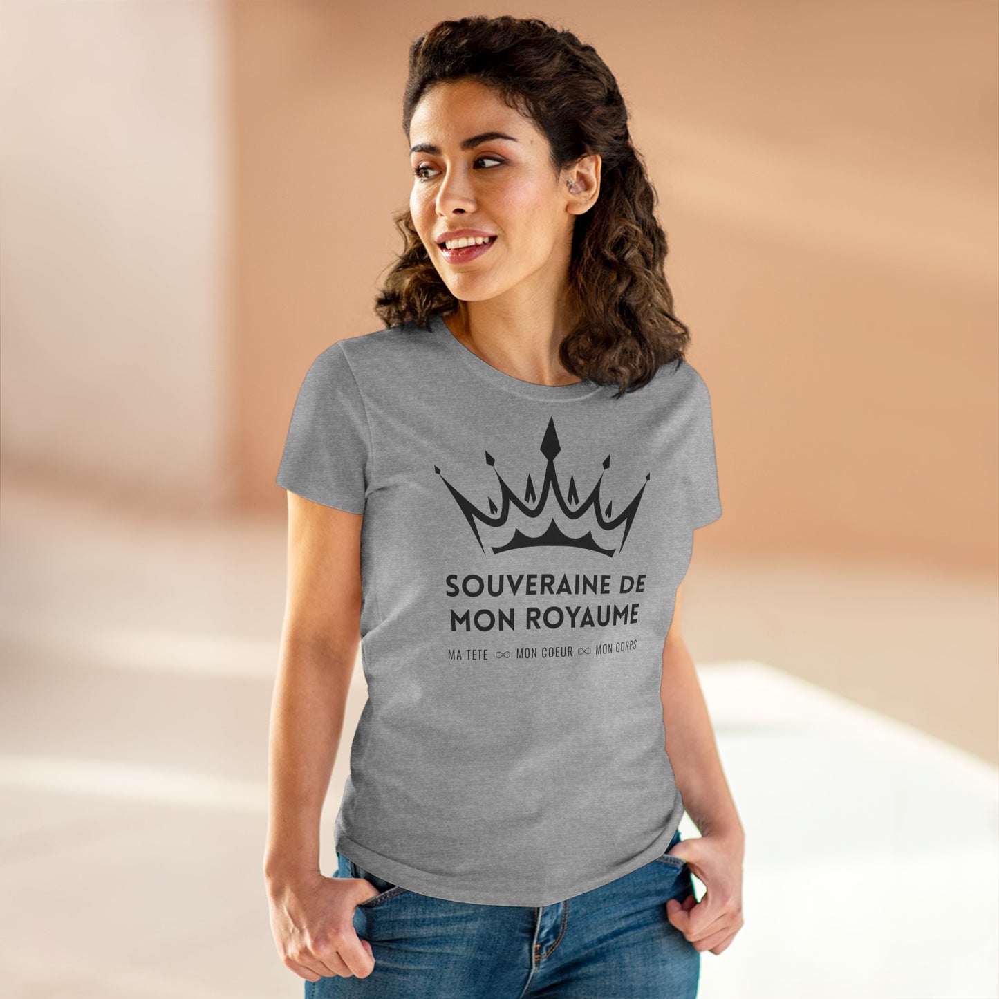 Teeshirt femme JEXPRIME - Souveraine de mon Royaume