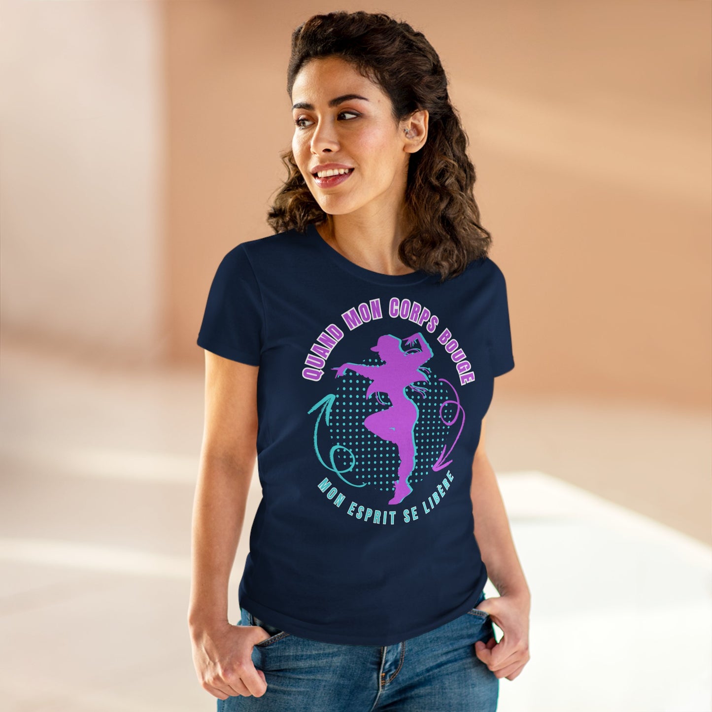 Teeshirt femme JEXPRIME - Quand mon corps bouge, mon esprit se libère