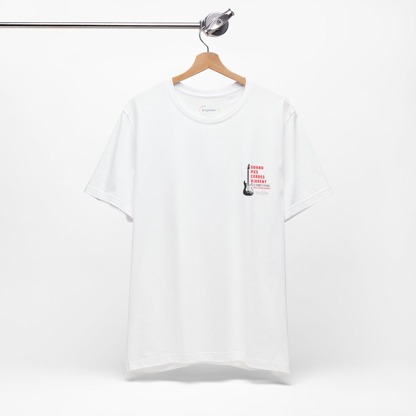 Teeshirt Homme JEXPRIME - Quand mes cordes vibrent, le temps s'efface