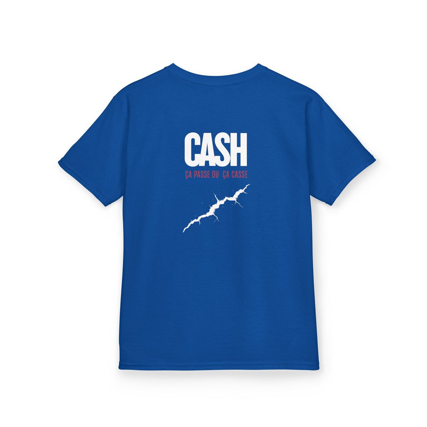 Teeshirt Mixte Adolescent JEXPRIME - CASH, ça passe ou ça casse