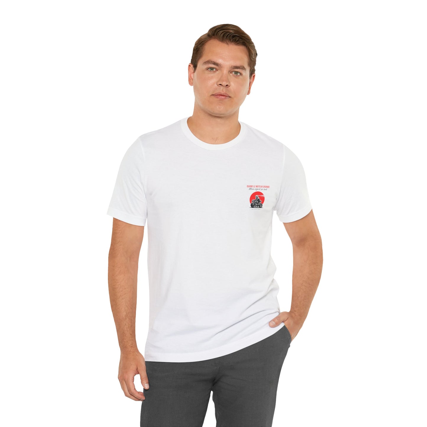 Teeshirt homme JEXPRIME - Quand le moteur gronde, mon esprit se tait
